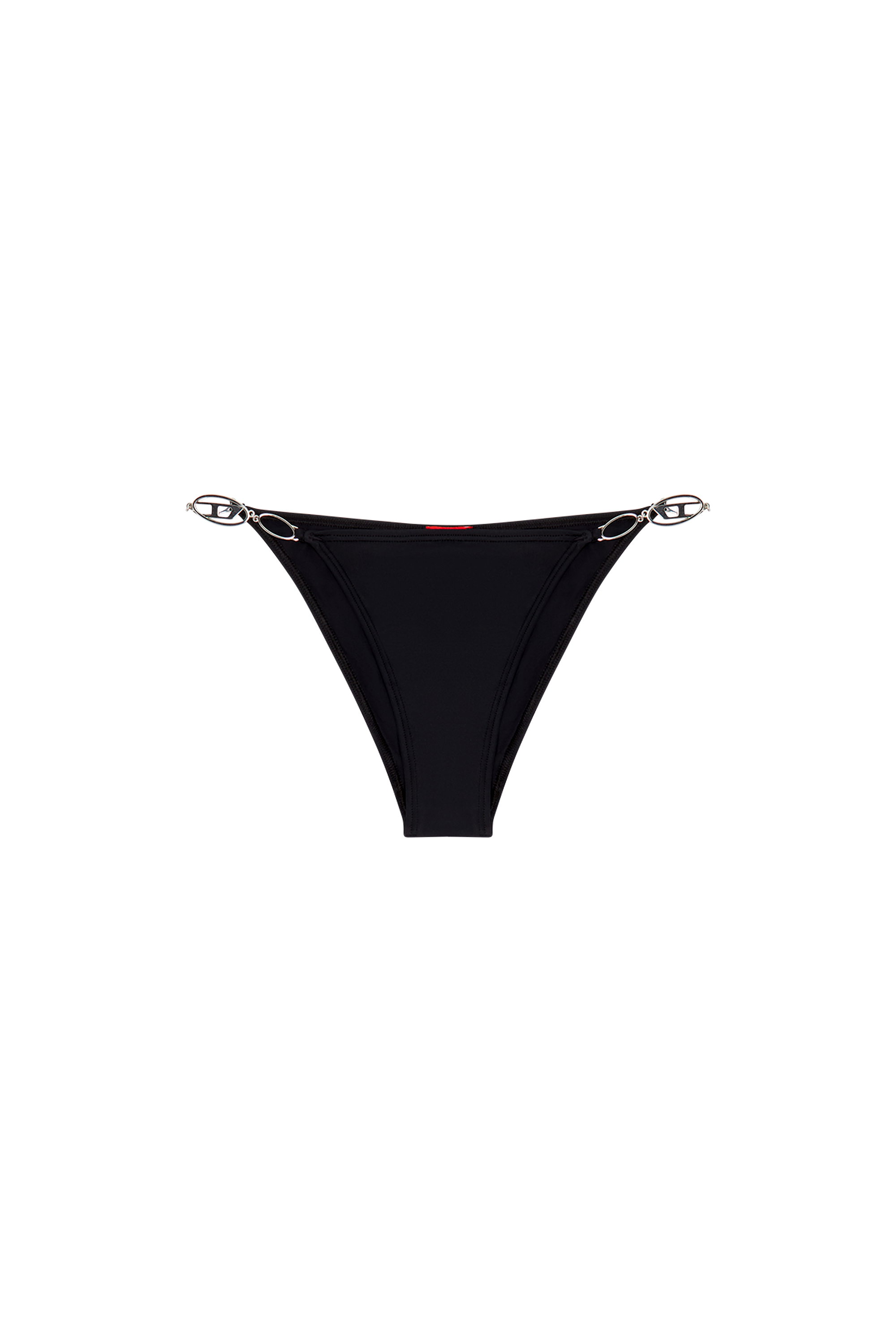 Diesel - BFPN-IRINA, Bas de bikini avec plaques Oval D Femme in Noir - 4