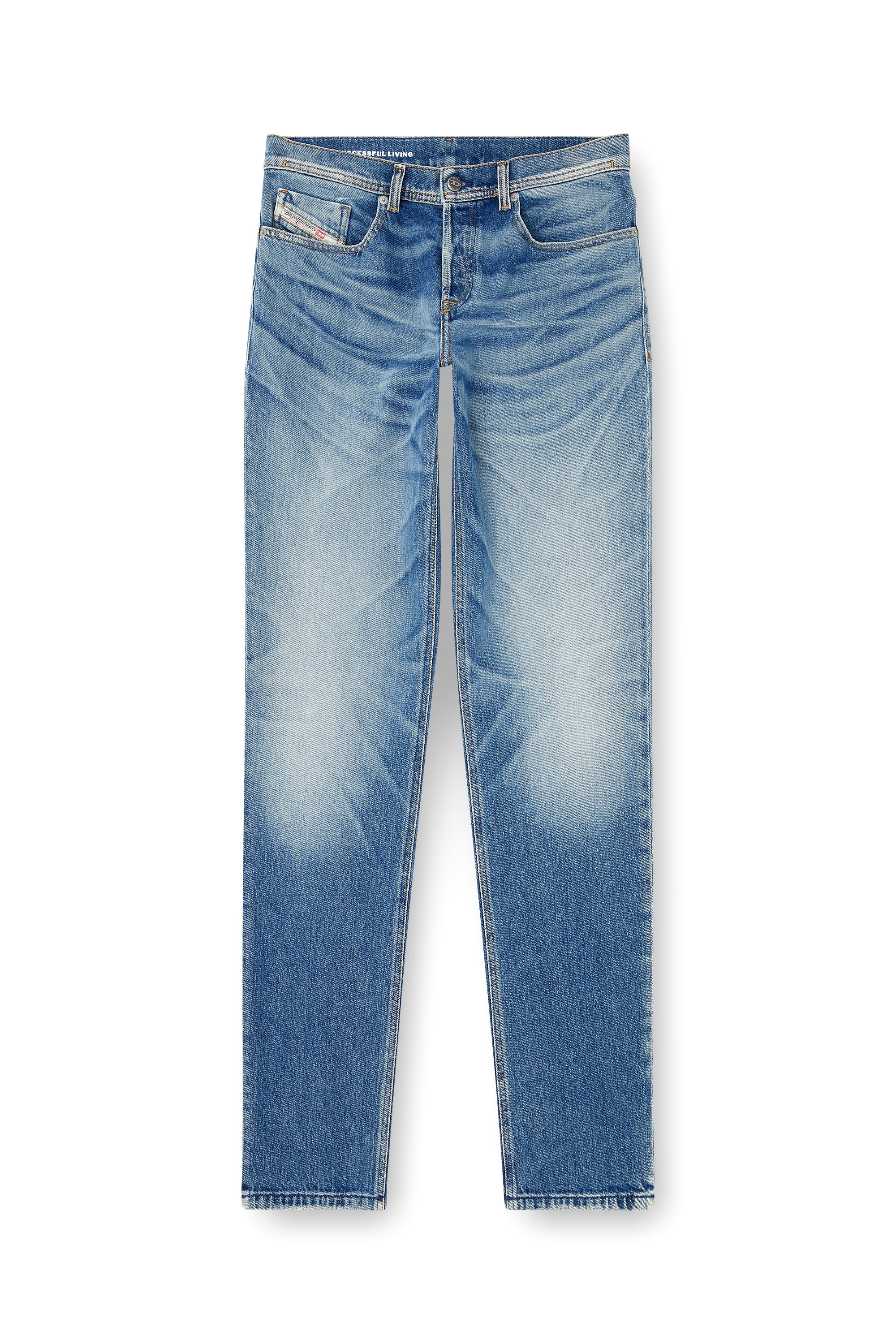 Diesel - Regular Jeans 2023 D-Finitive 09M12 Homme, Bleu moyen - Image 2