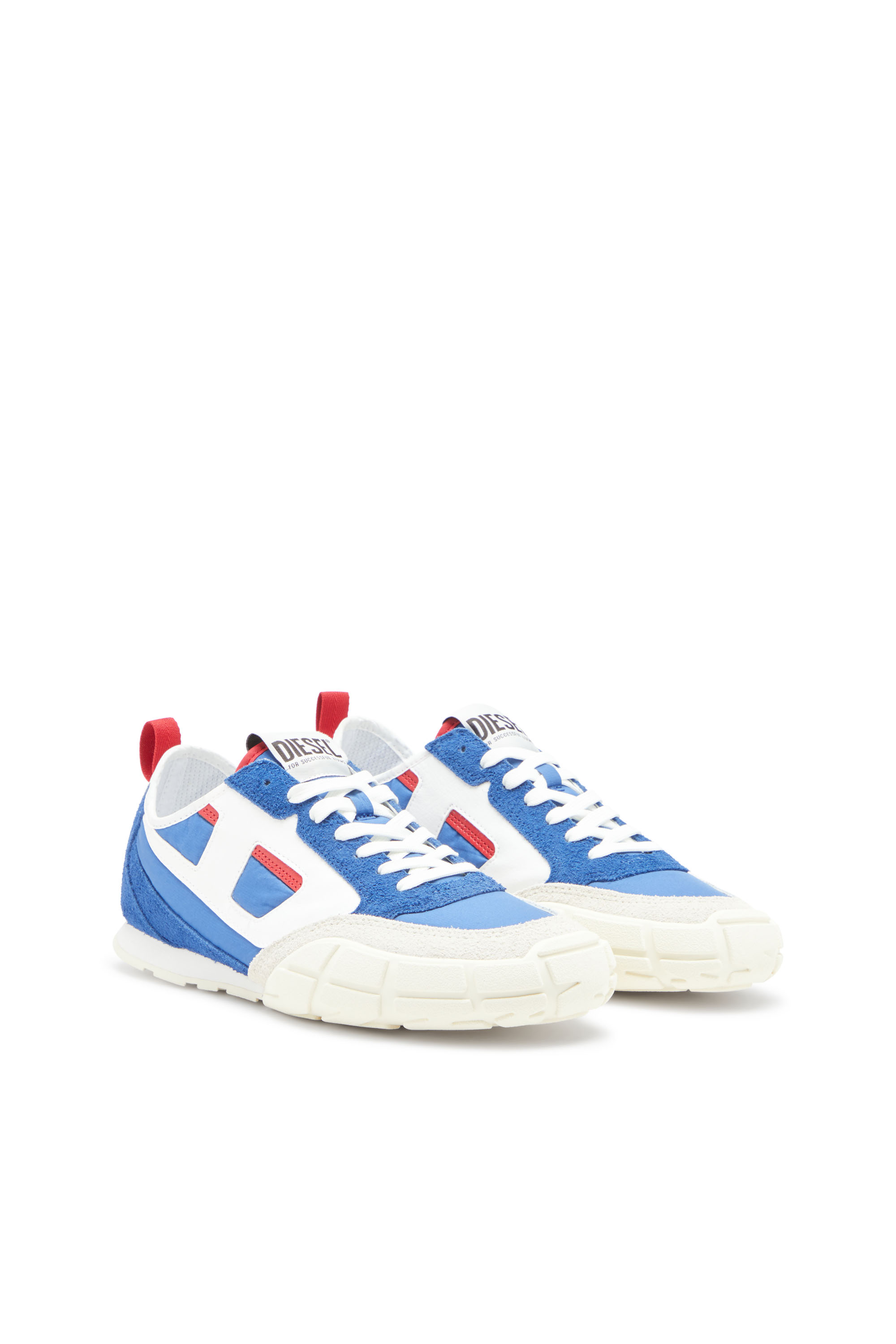 Diesel - S-PAGODHA LOW, S-Pagodha-Sneakers en cuir, suède et tissu indéchirable Homme in ToBeDefined - 2