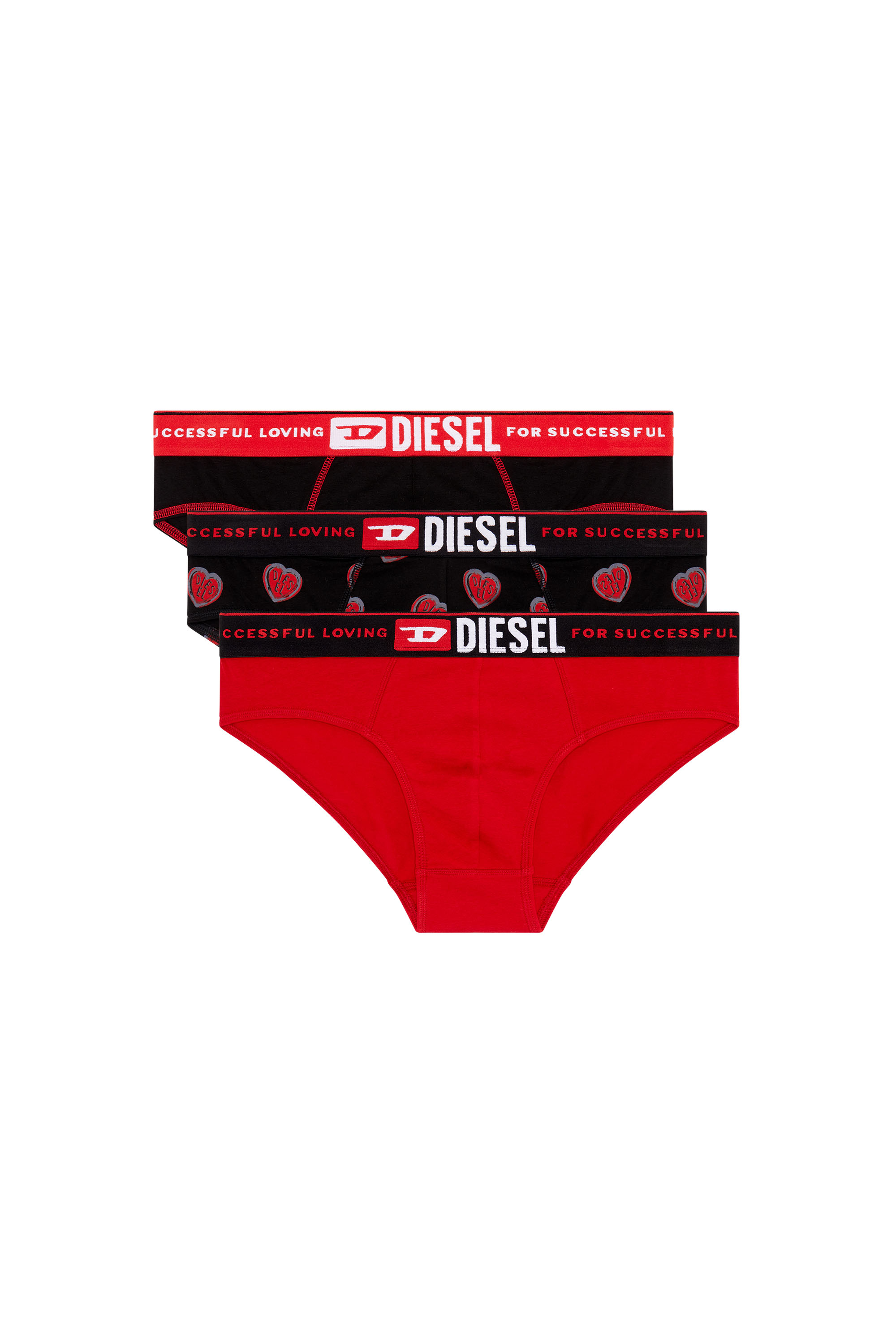 Diesel - UMBR-ANDRETHREEPACK, Rouge/Noir - Image 1