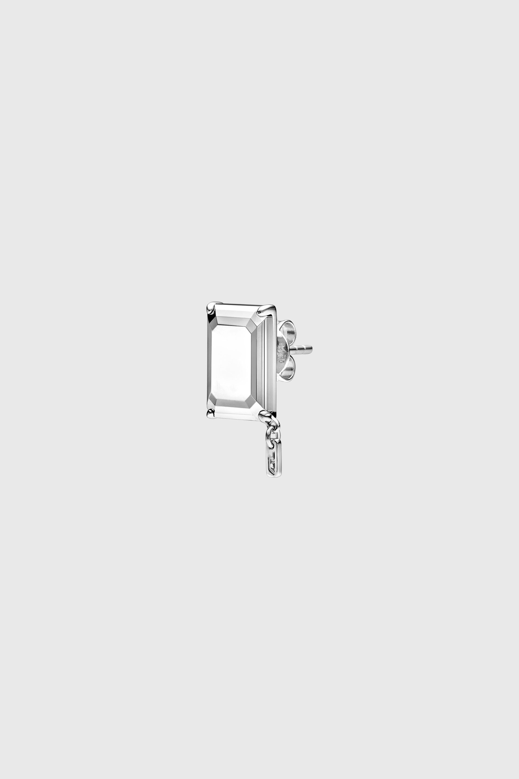 Diesel - DL1366040 STERLING SILVER JEWEL, Boucle d'oreille en argent sterling. Mixte in Gris argent&eacute; - 2