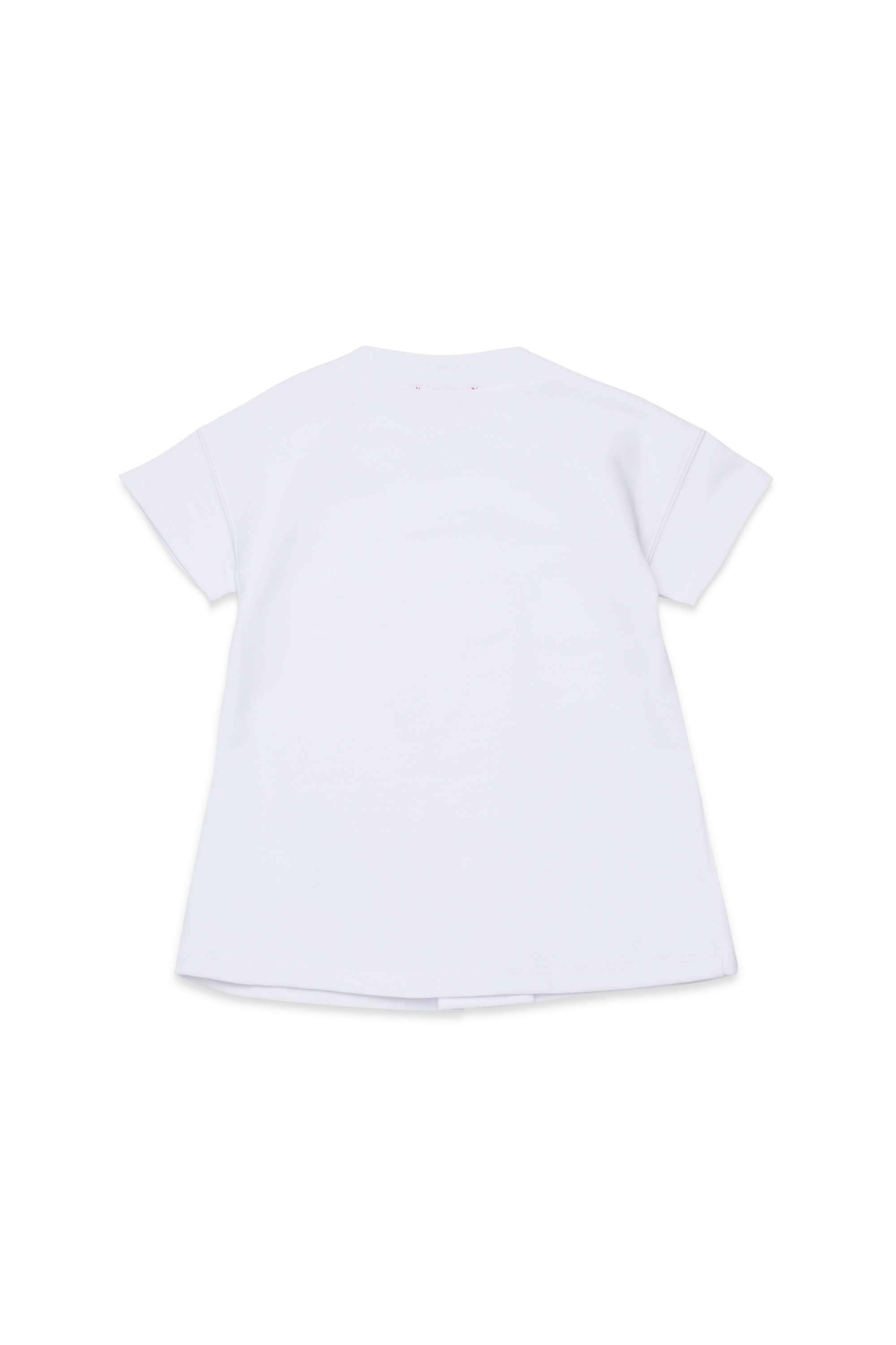 Diesel - DROWELB, Robe sweat-shirt avec pli invers&eacute; Femme in Blanc - 2