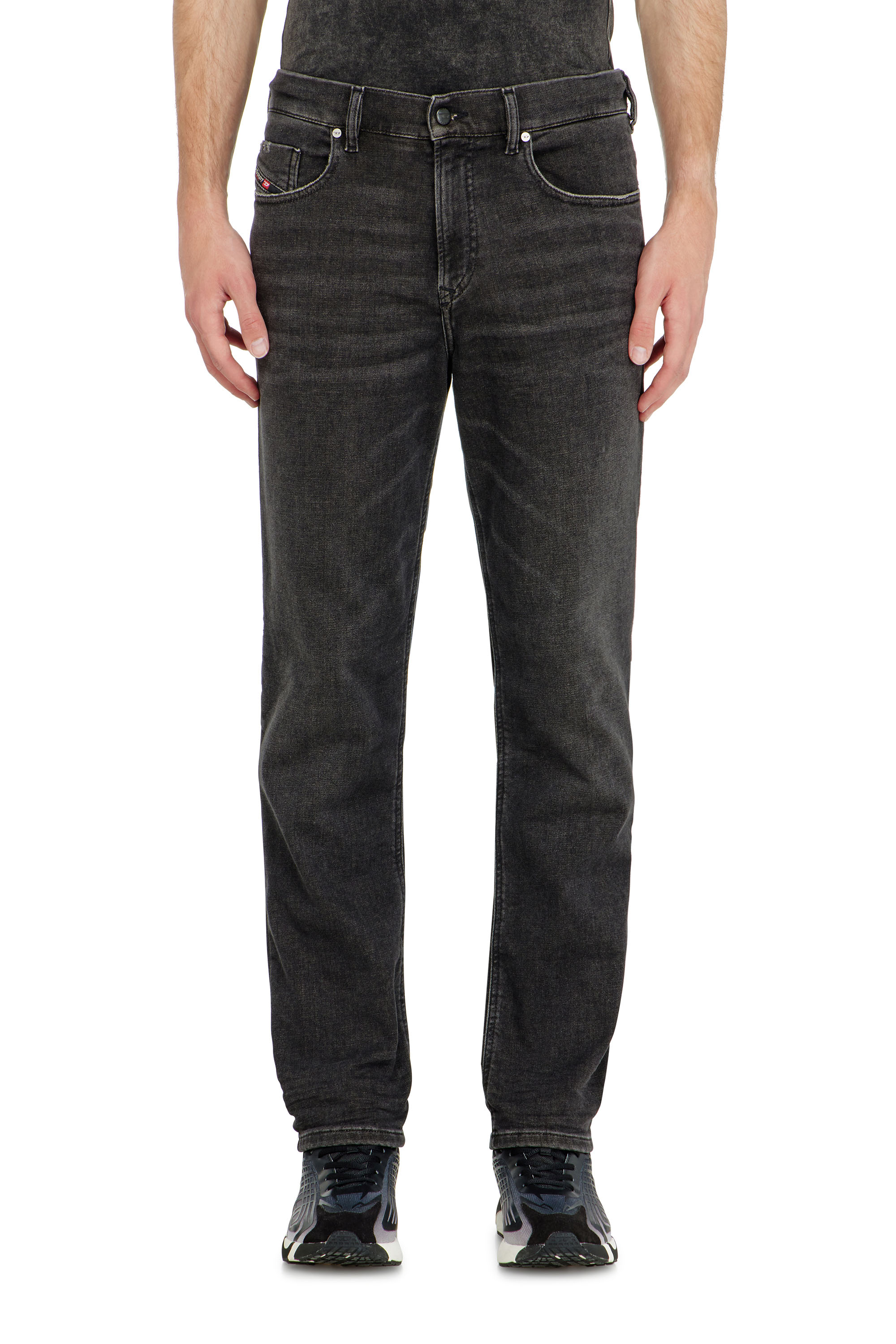 Diesel - Regular 2090 D-Veekley Joggjeans&reg; 09P92 Homme, Noir/Gris fonc&eacute; - Image 1