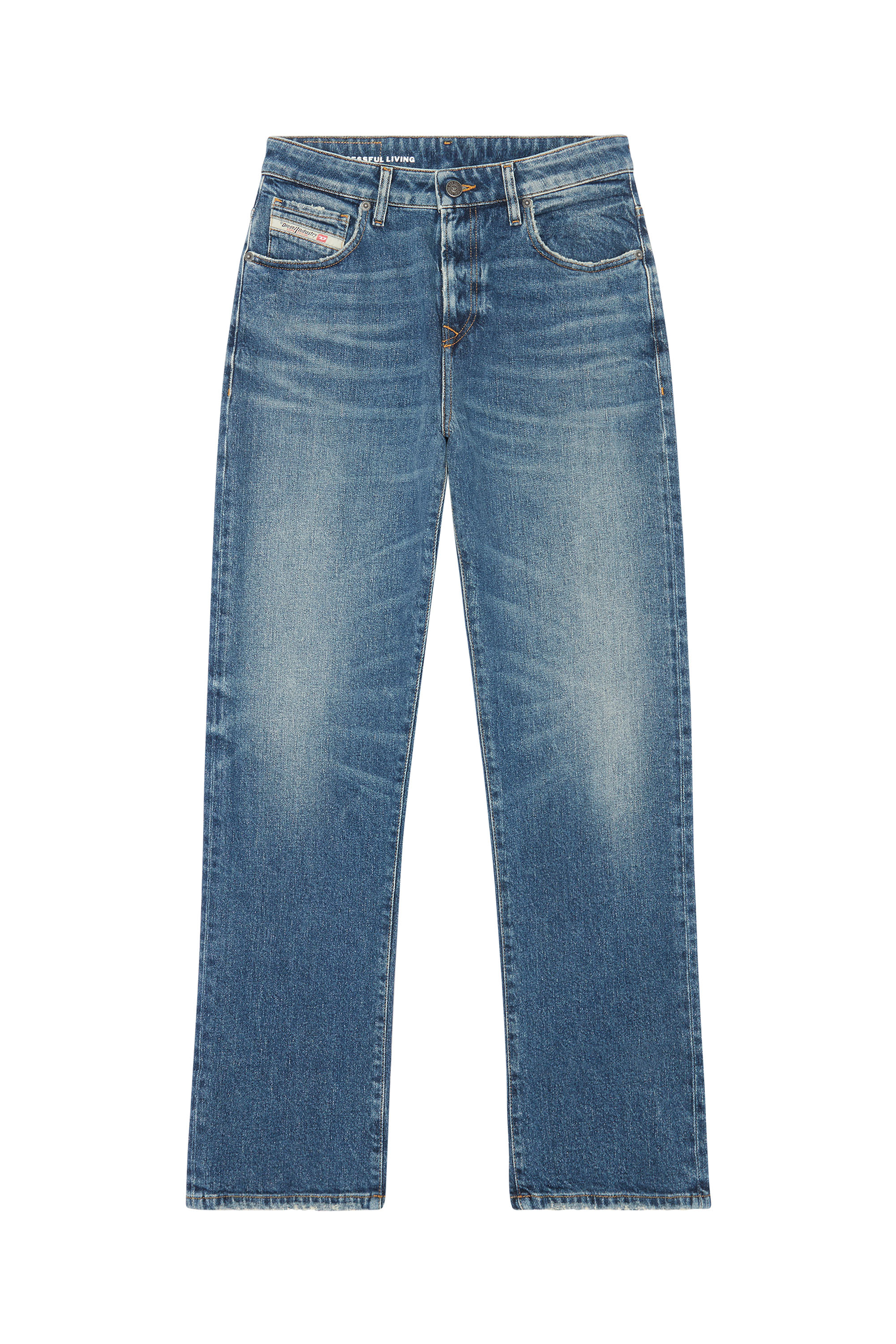 Diesel - 1999 D-Reggy 007L1 Straight Jeans, Bleu moyen - Image 5