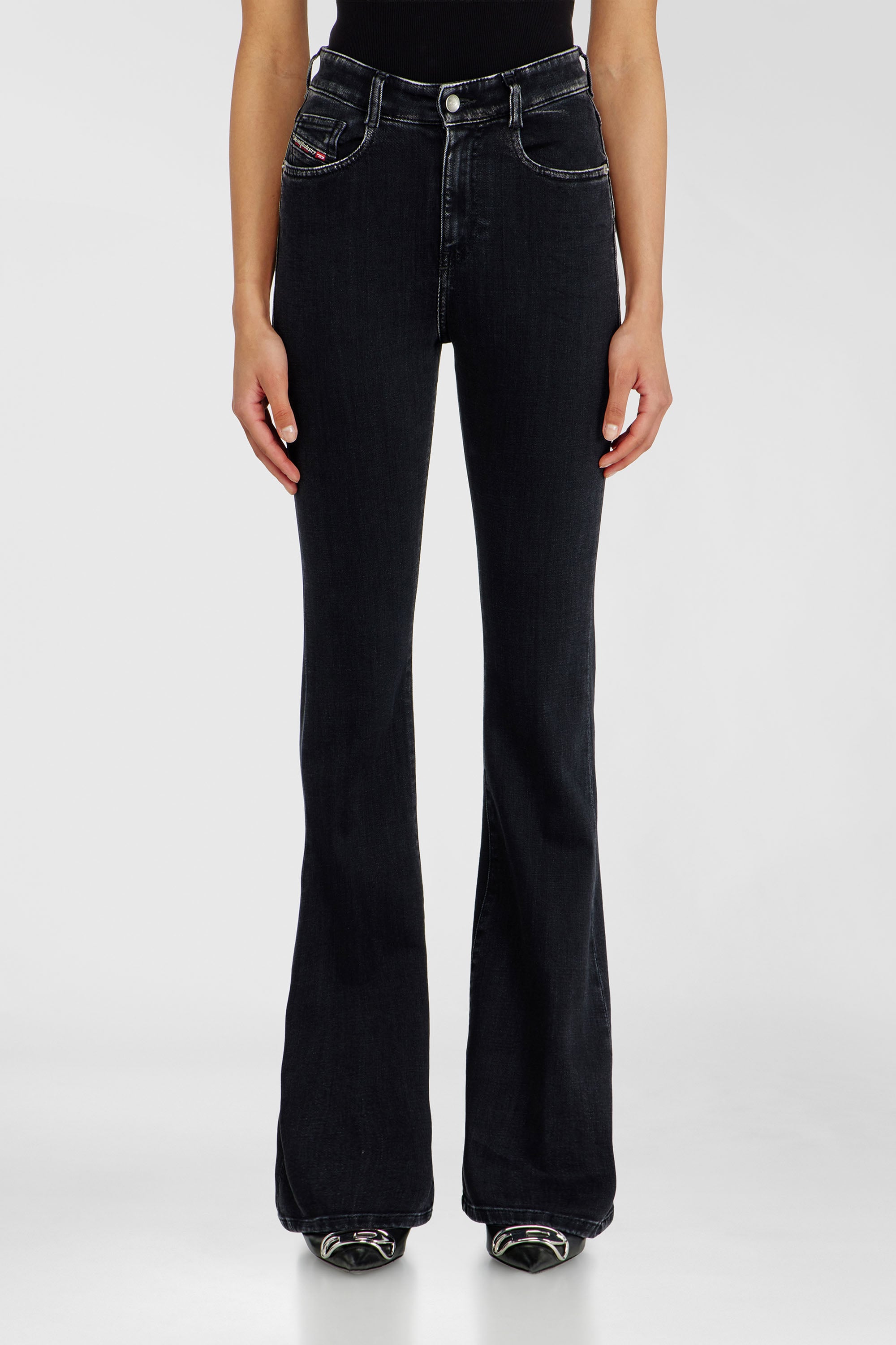 Diesel - Bootcut Jeans 1973 D-Partt 09P75 Femme, Noir/Gris fonc&eacute; - Image 1
