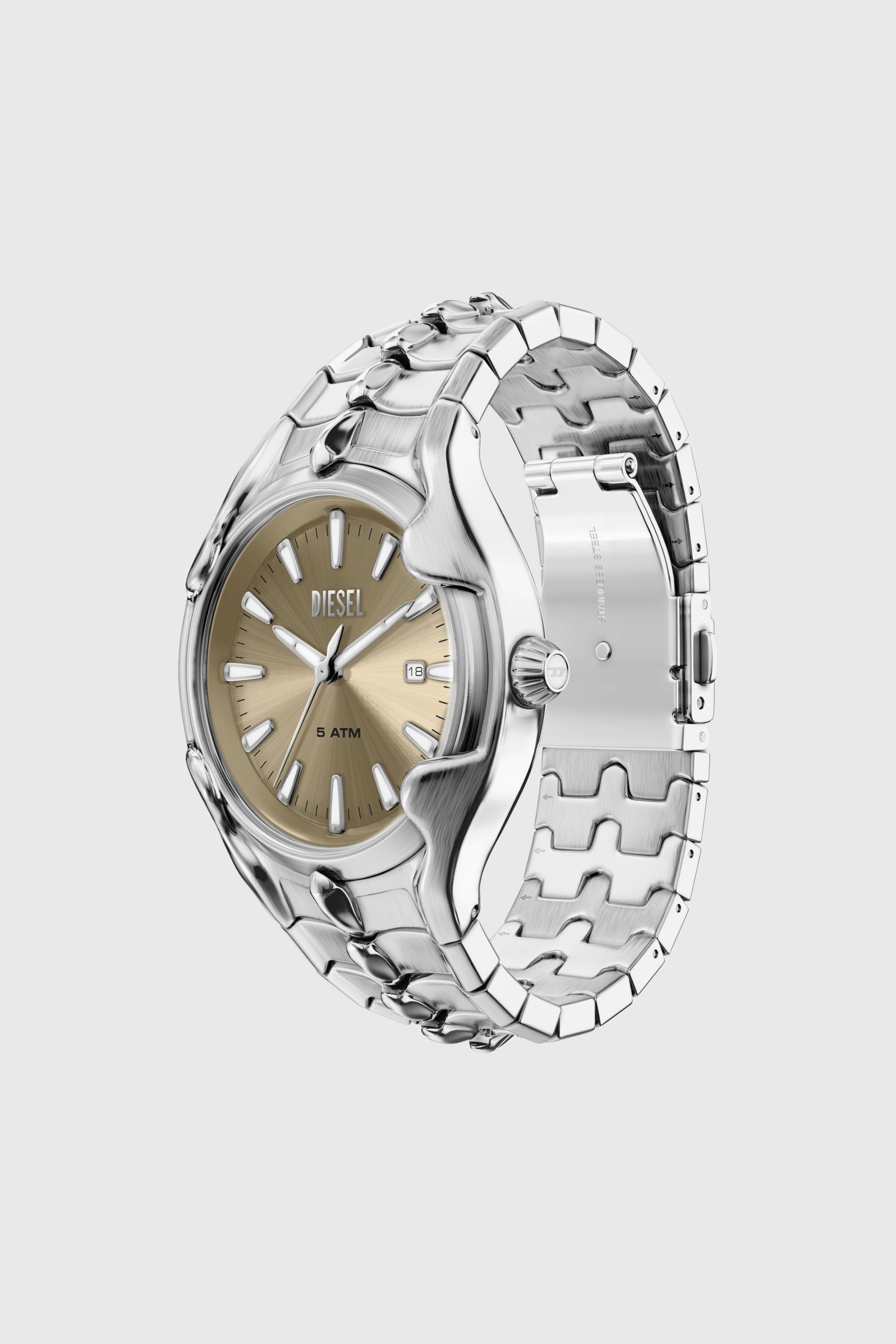 Diesel - DZ2234 WATCH, Man's Vert Stainless Steel Watch in Silver - 2