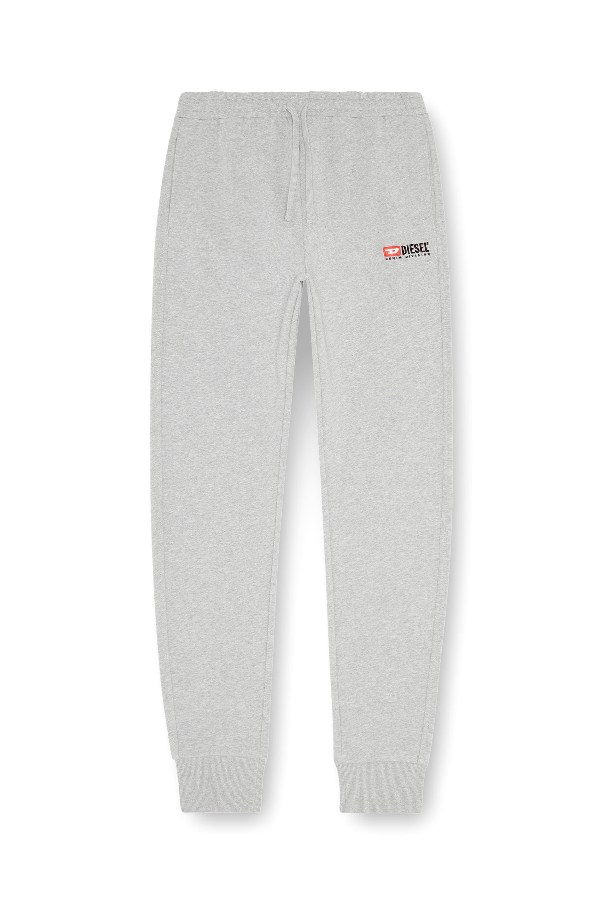Diesel - P-TARY-DIV, Man Track pants with embroidered logo in Grey - Image 3