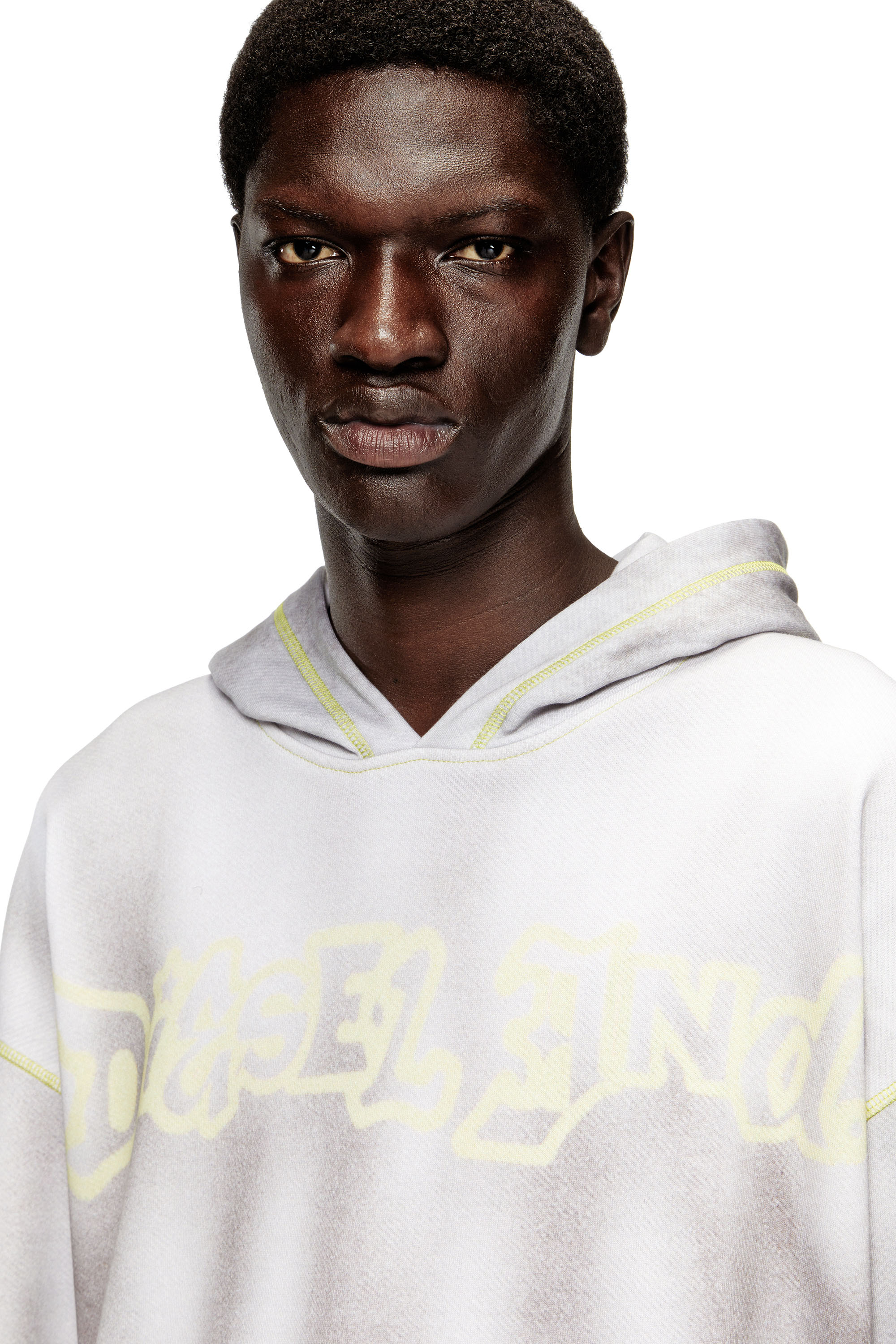 Diesel - S-BOXT-HOOD-SHOW, Sweat-shirt à capuche avec imprimé graffiti Homme in Gris - 5