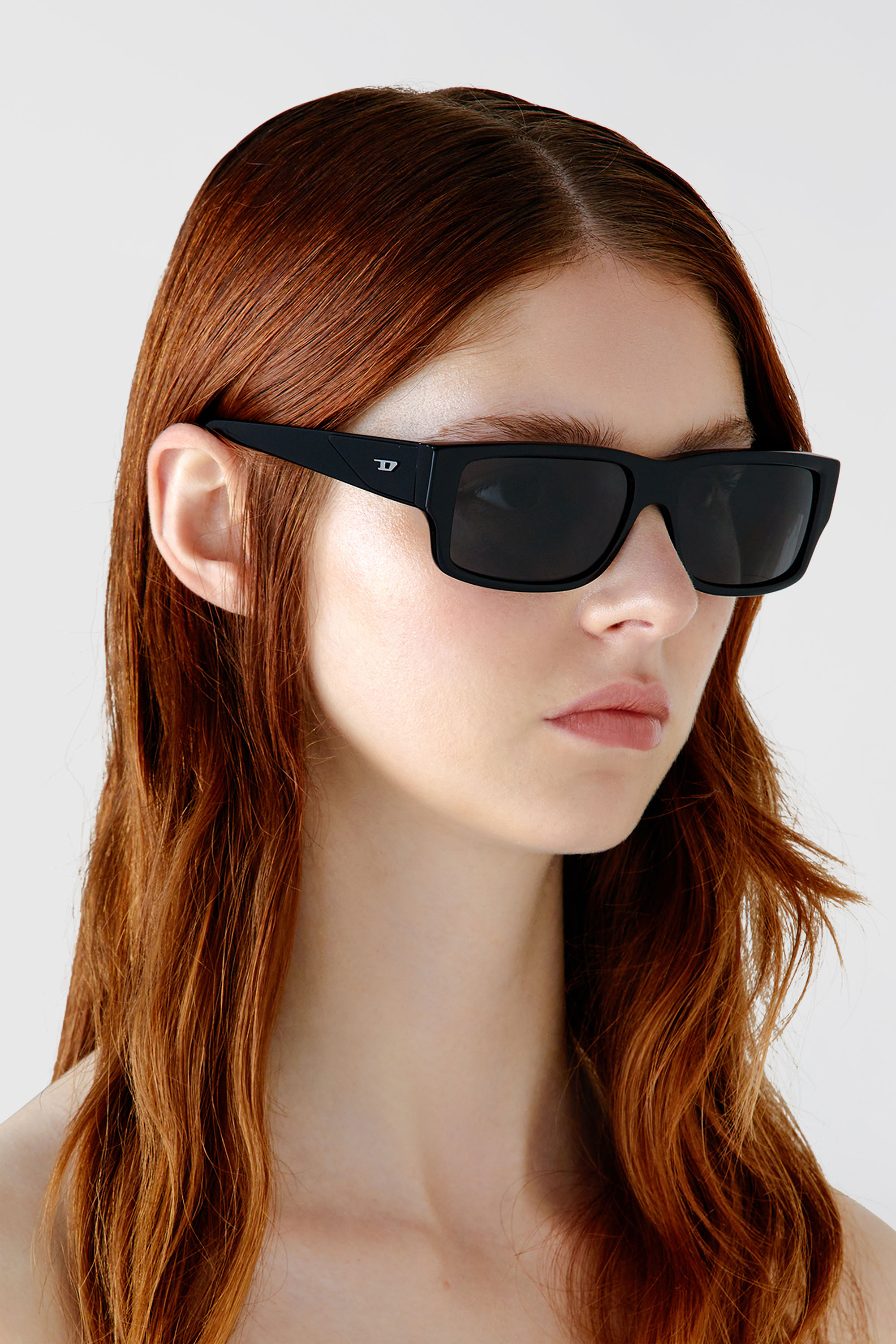 Diesel - 0DL2003 SIZE 57, Lunettes de soleil rectangulaires Homme in Gris - 6