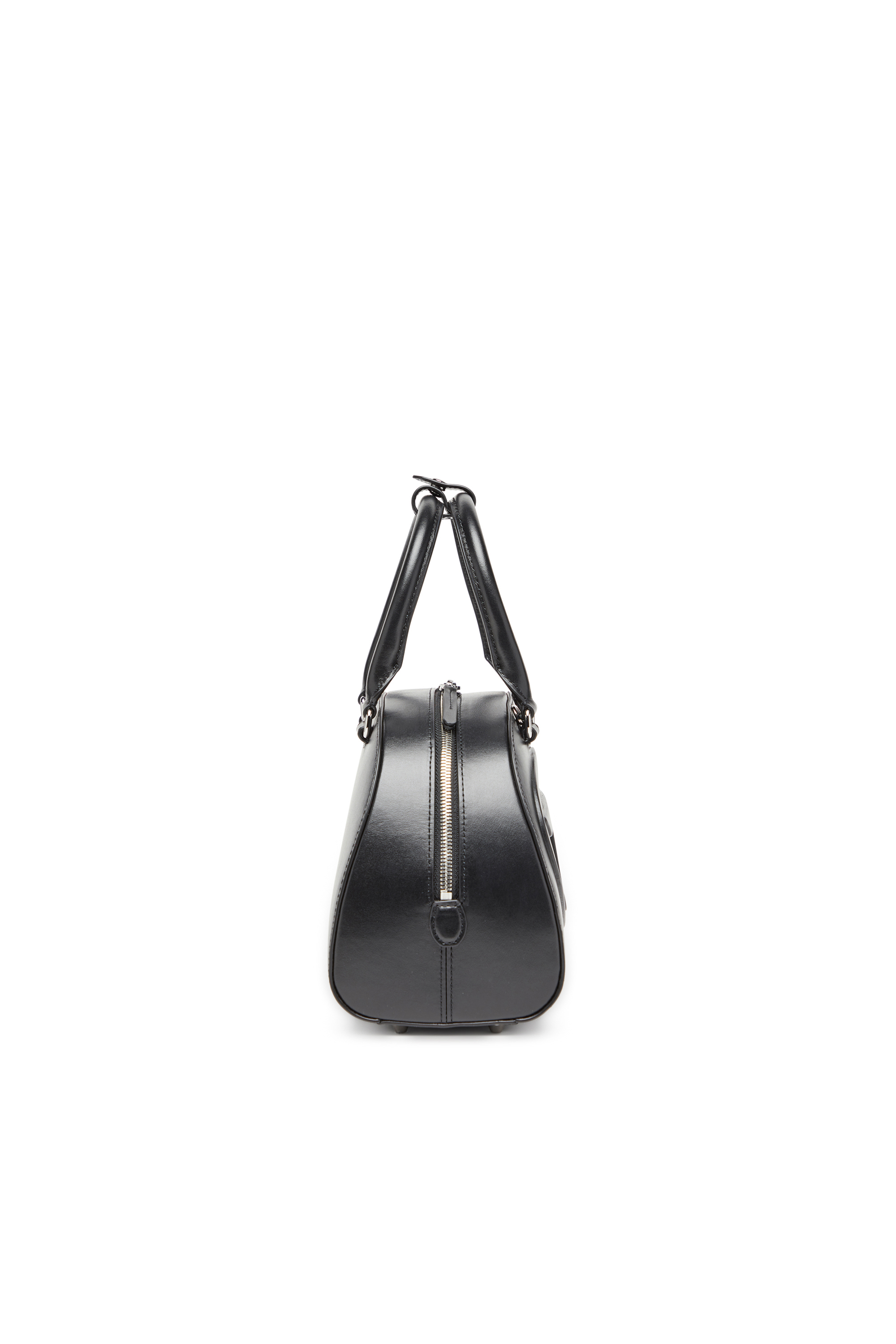 Diesel - 1DR DOME TOP HANDLE, Sac bowling en cuir Femme in Noir - 3