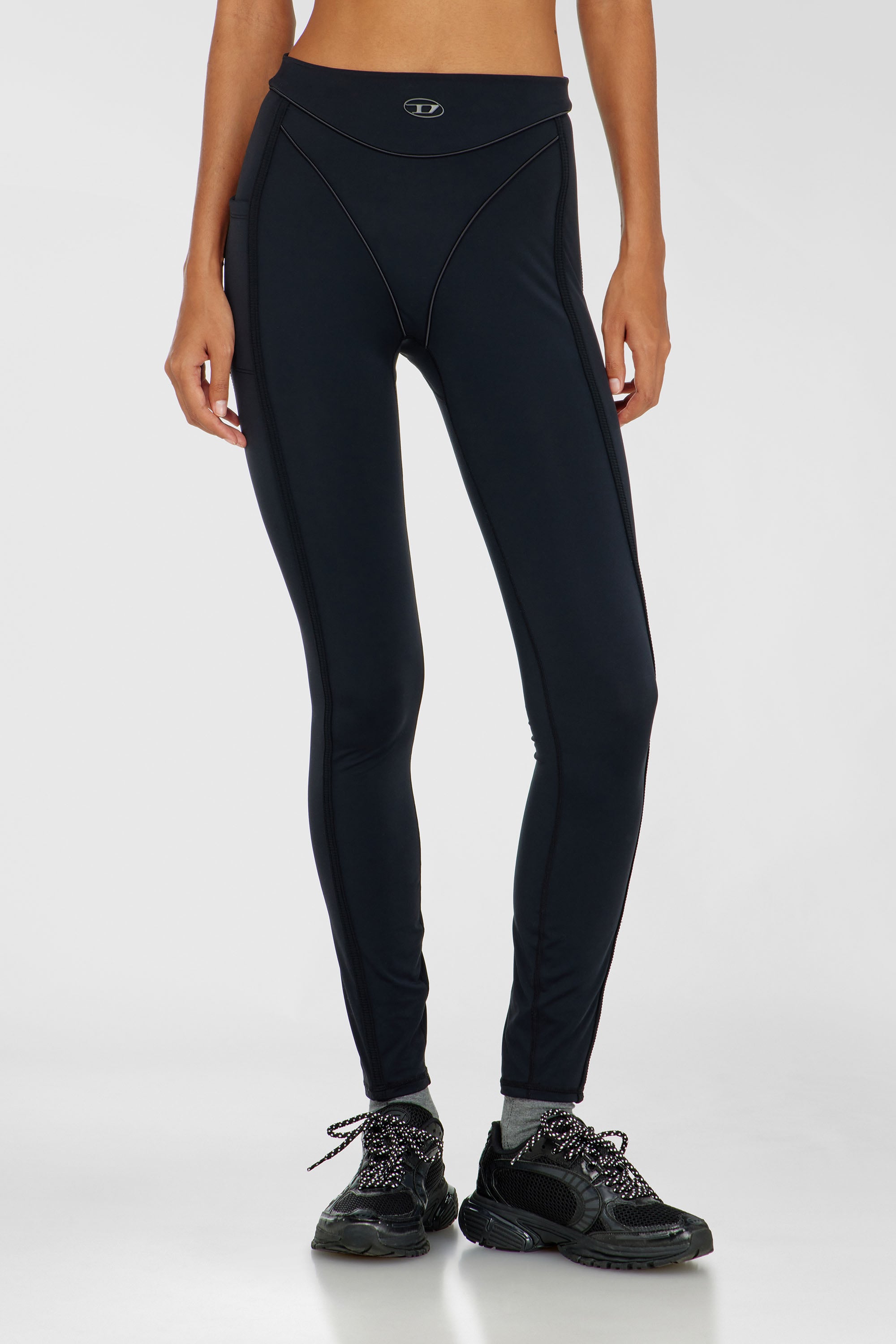 Diesel - FELICIA-UTLT, Leggings en microfibre Femme in ToBeDefined - 1
