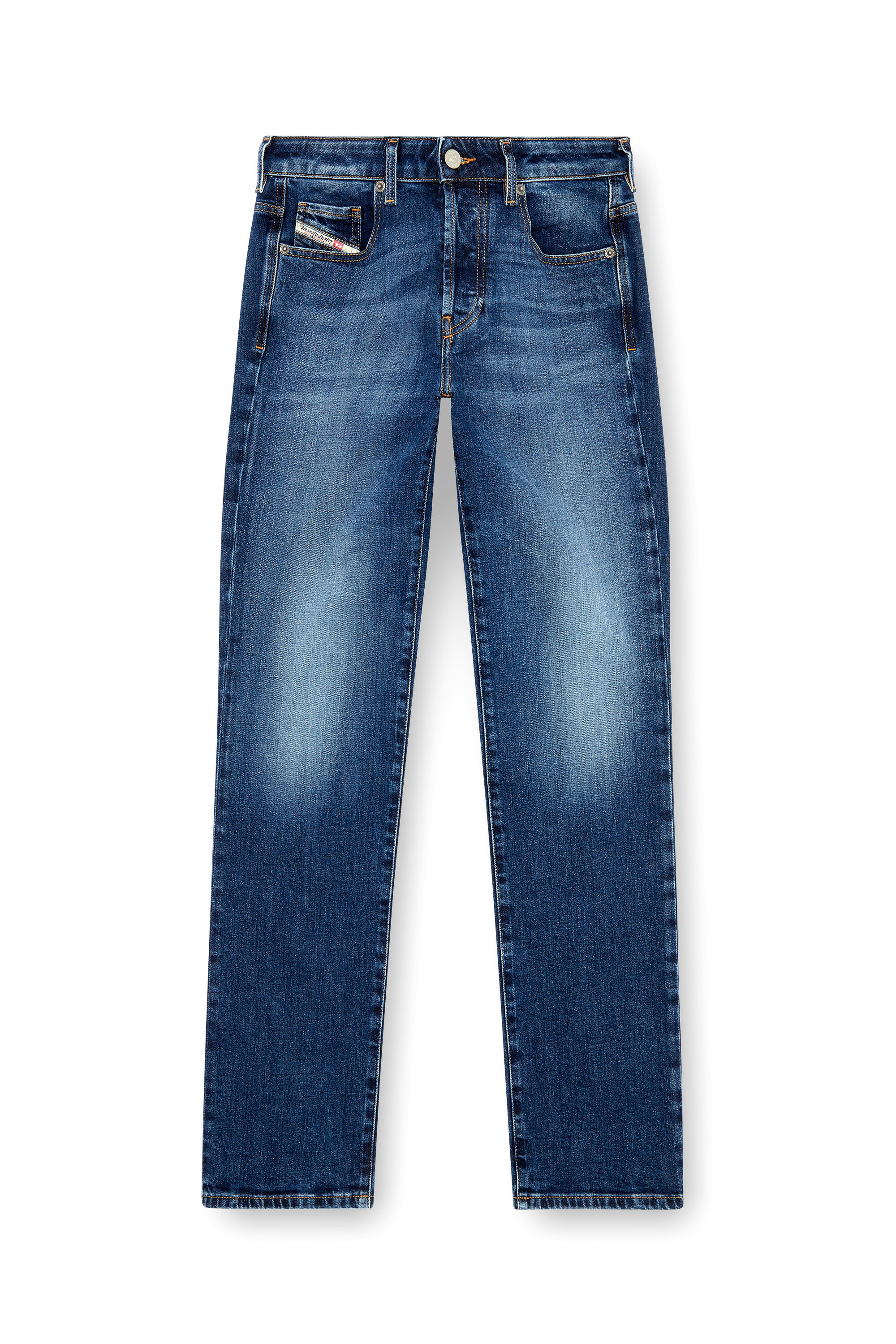 Diesel - Femme Straight Jeans 1989 D-Mine 09I28, Bleu Foncé - Image 5