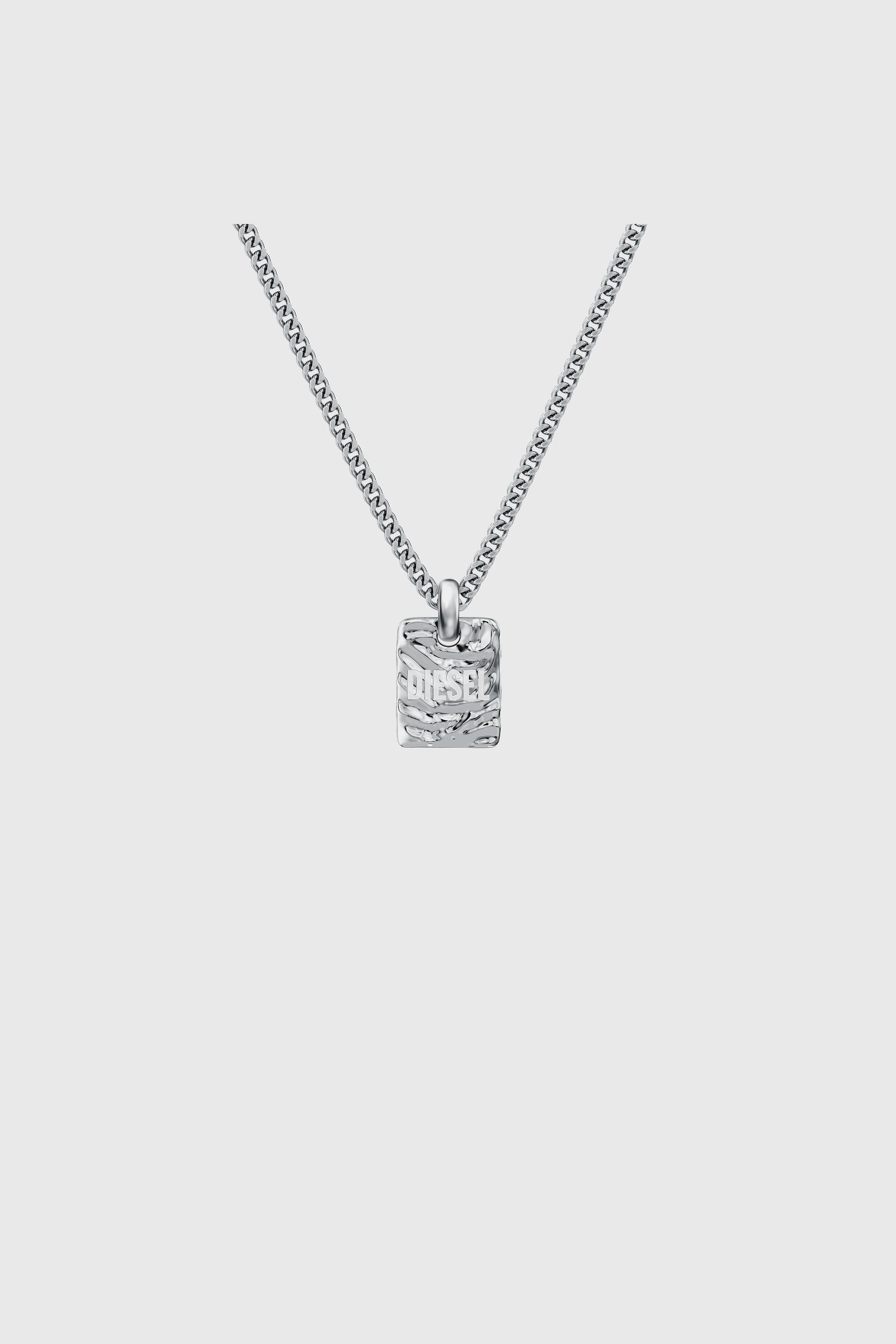 Diesel - DX1734040, Collier pendentif en acier inoxydable Mixte in Gris argent&eacute; - 2