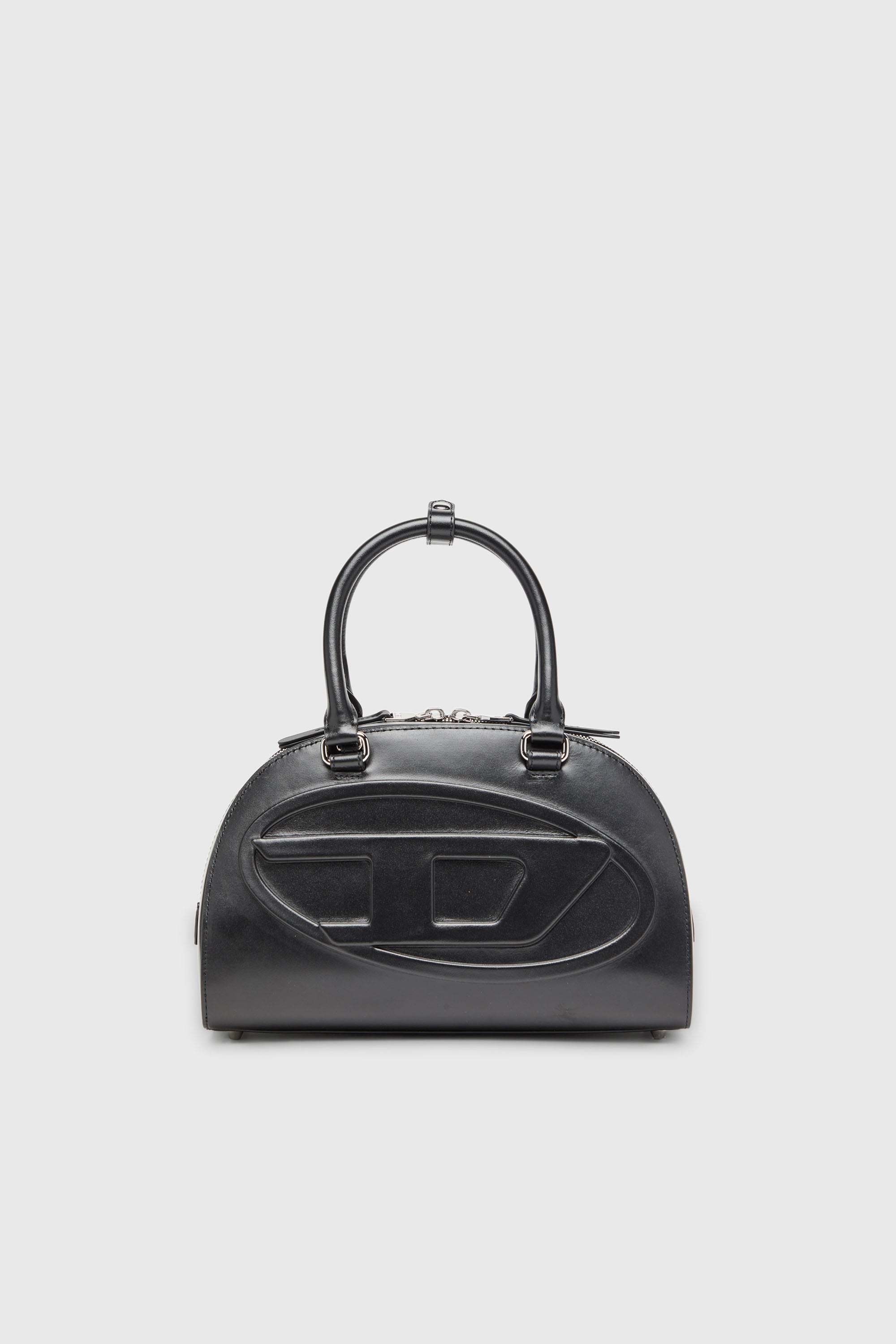 Diesel - 1DR DOME TOP HANDLE, 1DR Dome-Sac bowling en cuir Femme in Noir - 1