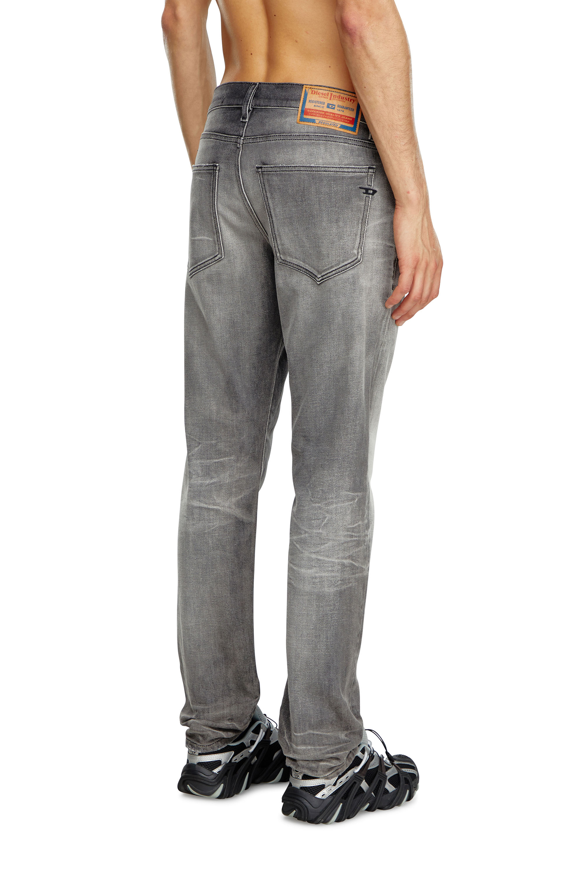 Diesel - Slim Jeans 2019 D-Strukt 09J58, Gris foncé - Image 4