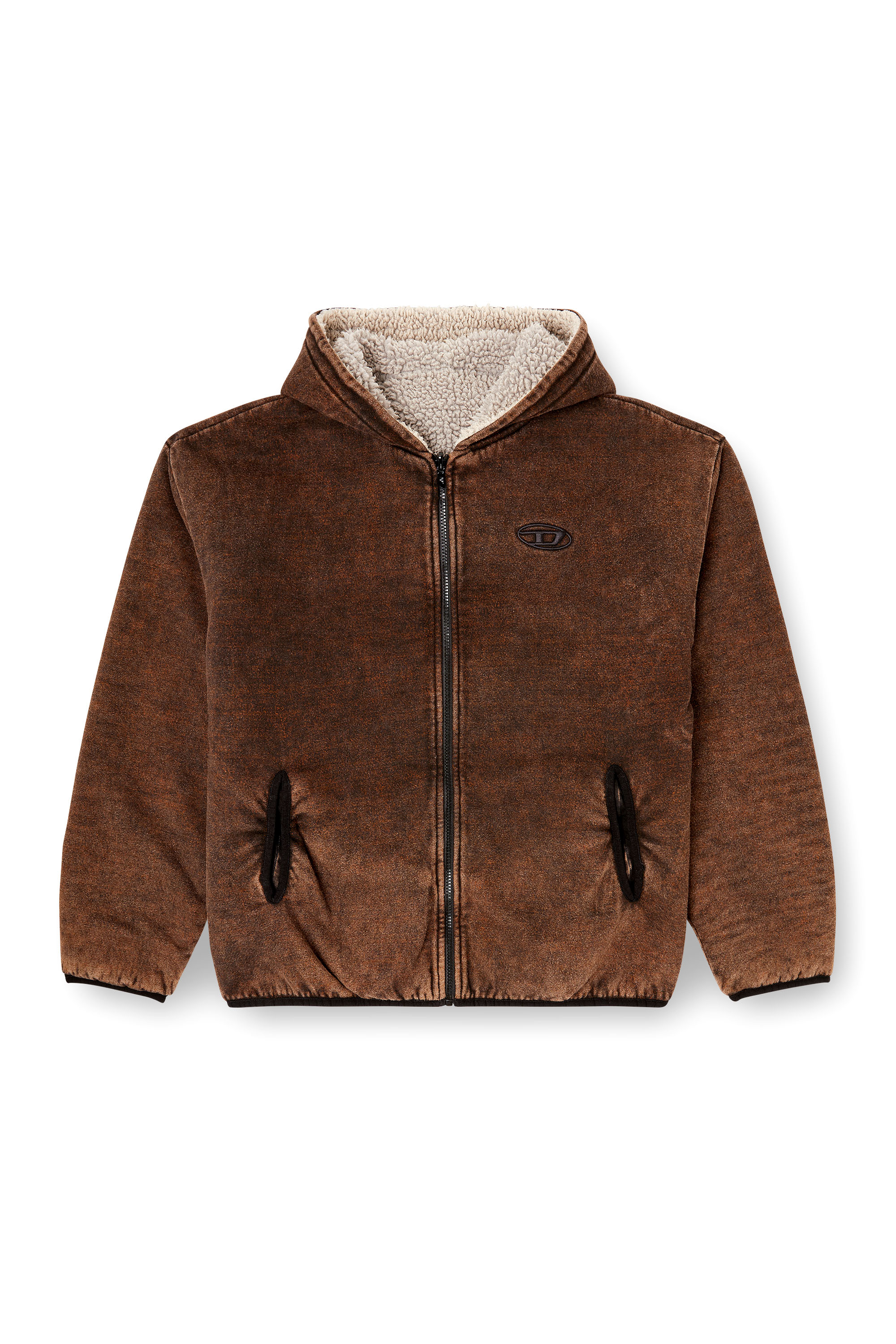 Diesel - S-BRYAN, Veste zippée à capuche réversible Homme in ToBeDefined - 2