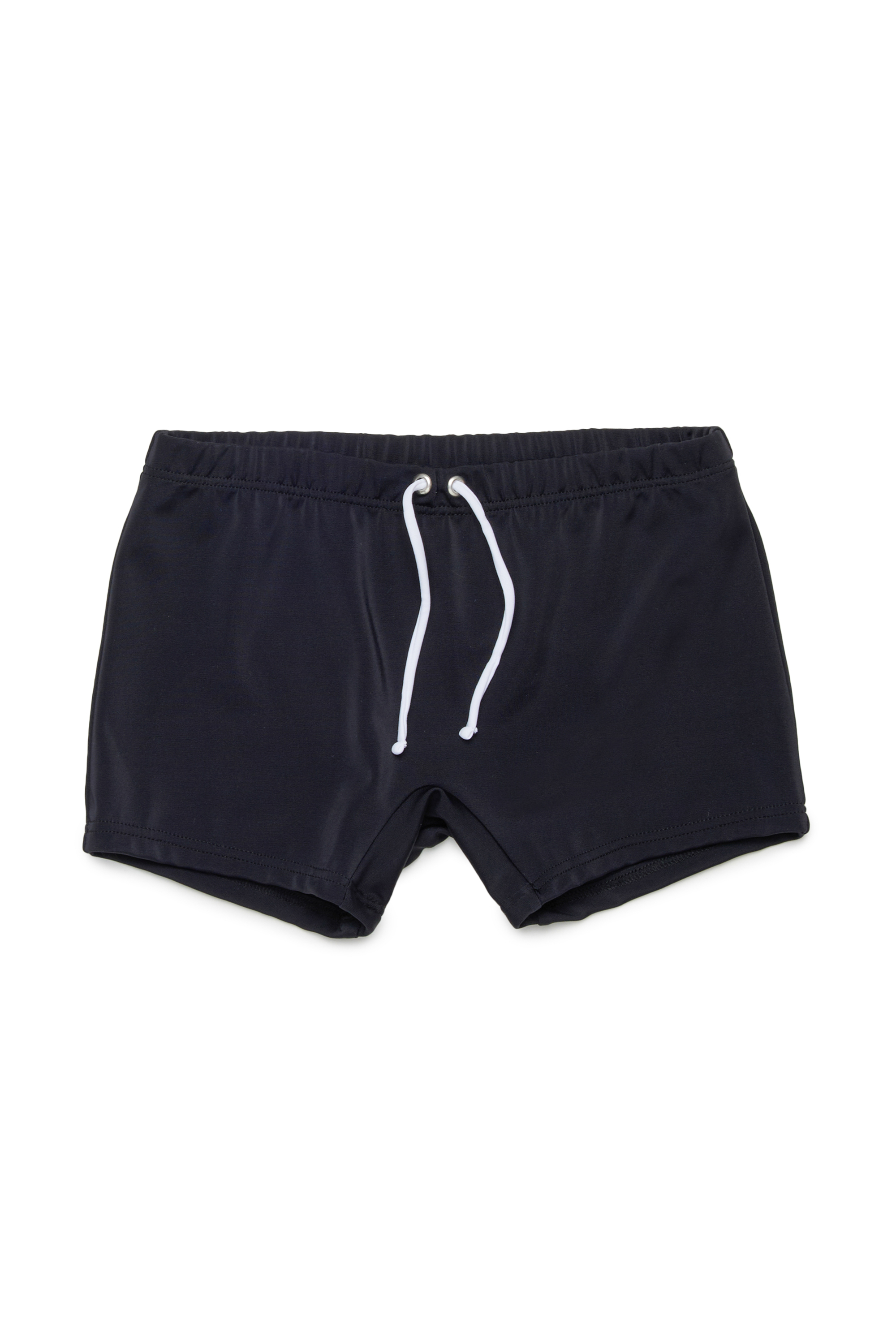 Diesel - MISFEL, Short de bain avec logo imprim&eacute; au dos Homme in Noir - 1