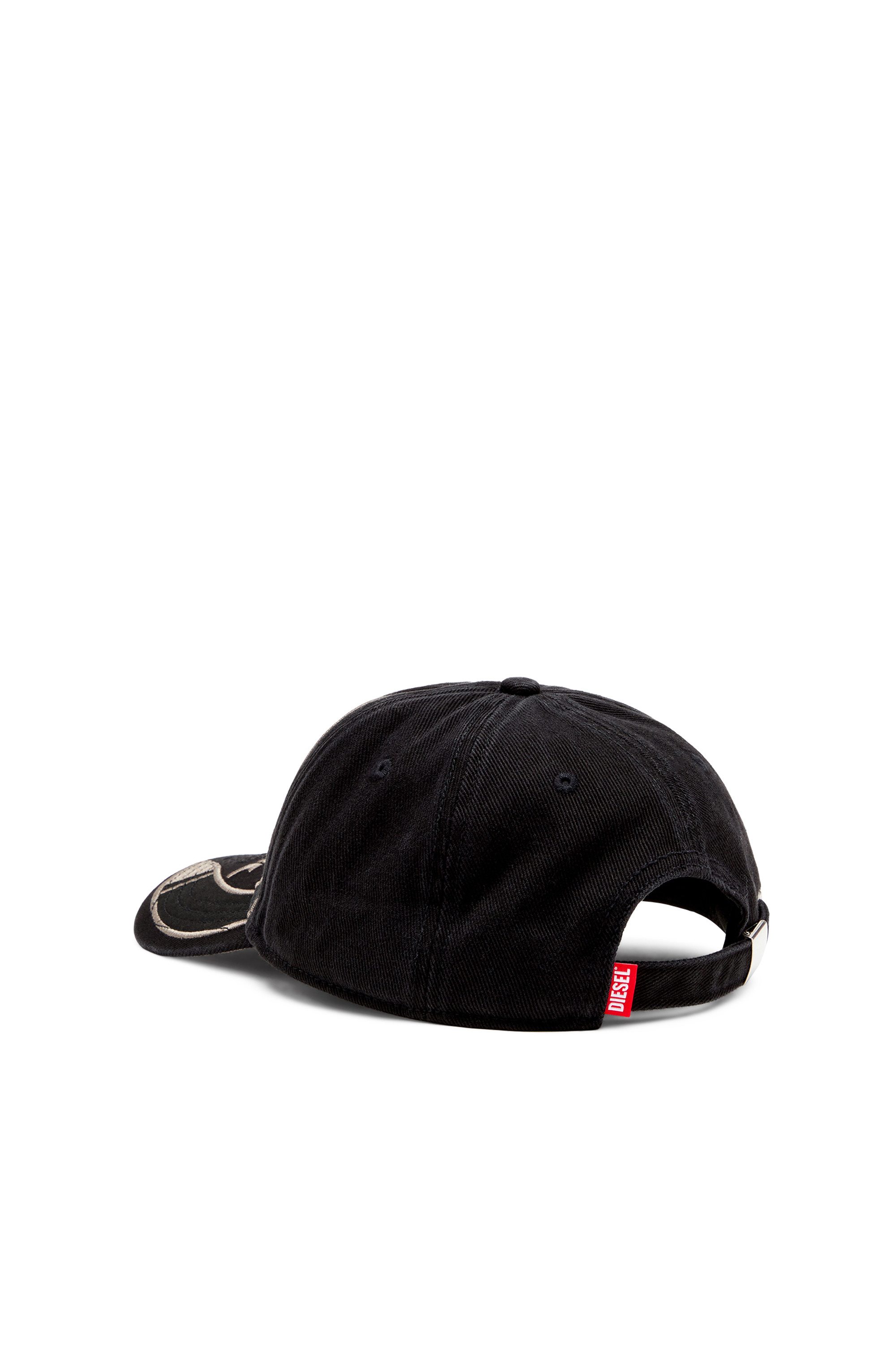 Diesel - C-ARSON, Casquette de baseball avec empiècements brodés Homme in Polychrome - 2