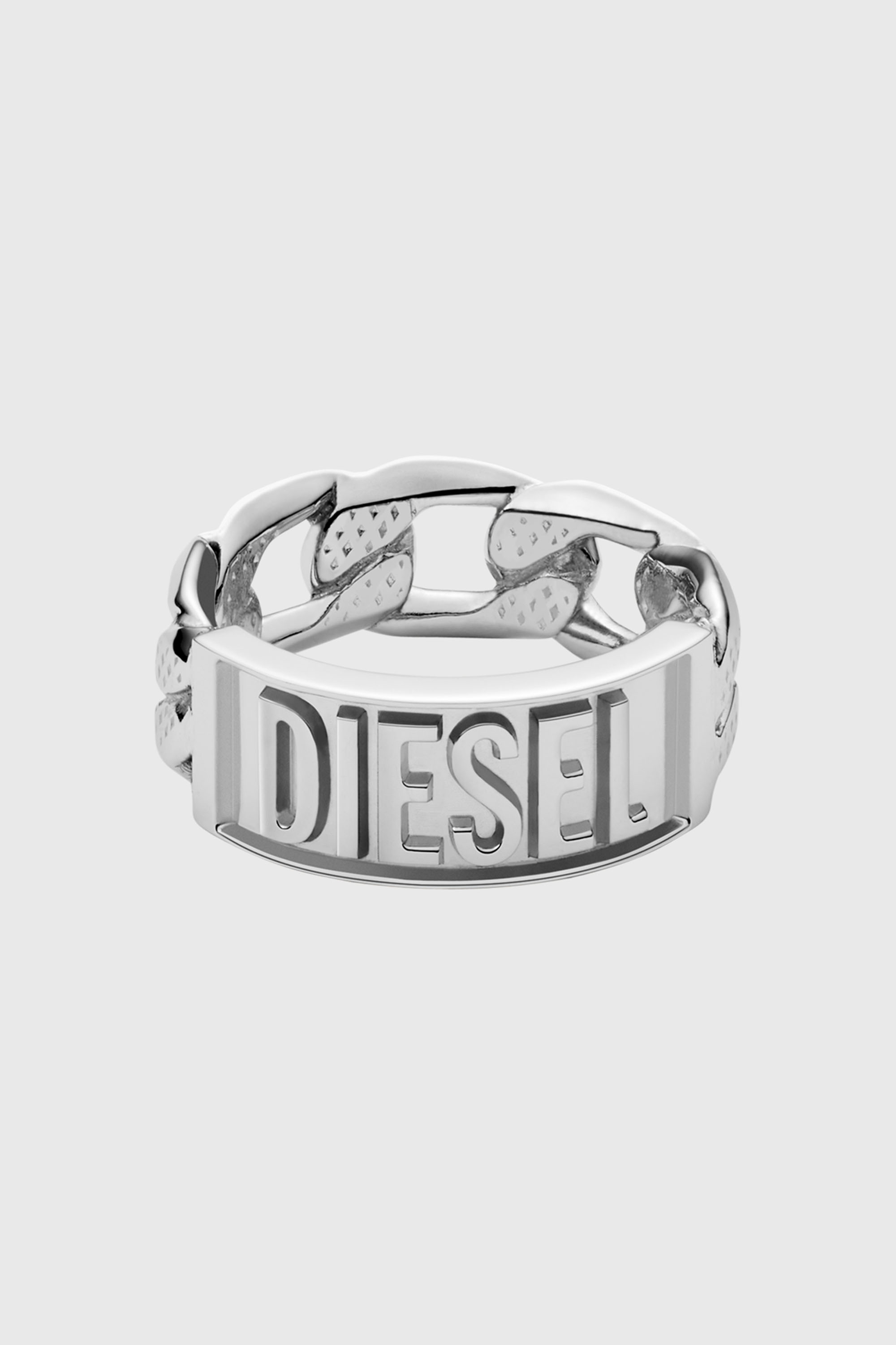Diesel - DX1347, Bague en acier  inoxydable Homme in Gris argent&eacute; - 2