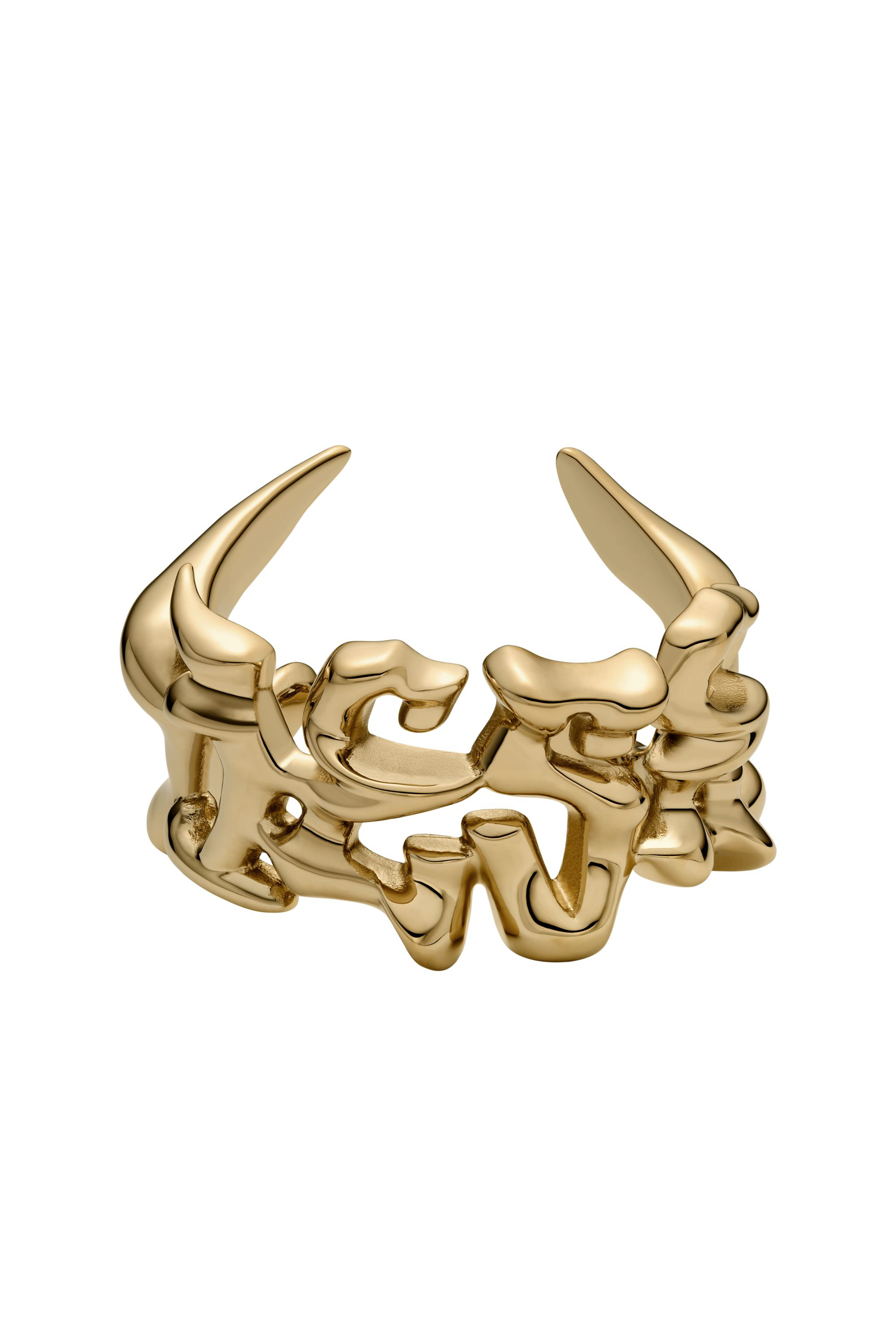 Diesel - DX1660710 JEWELLERY, Bracelet manchette en acier inoxydable Mixte in Doré - 1