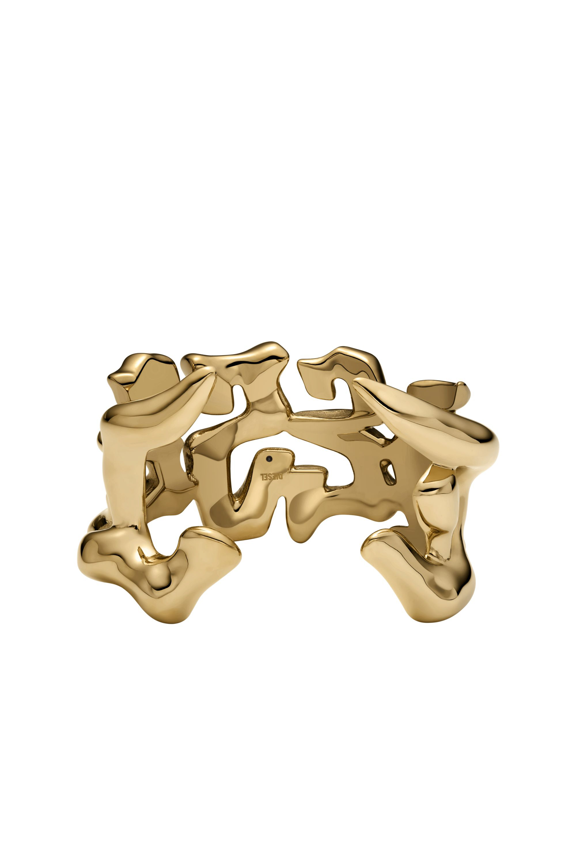 Diesel - DX1660710 JEWELLERY, Bracelet manchette en acier inoxydable Mixte in Doré - 2