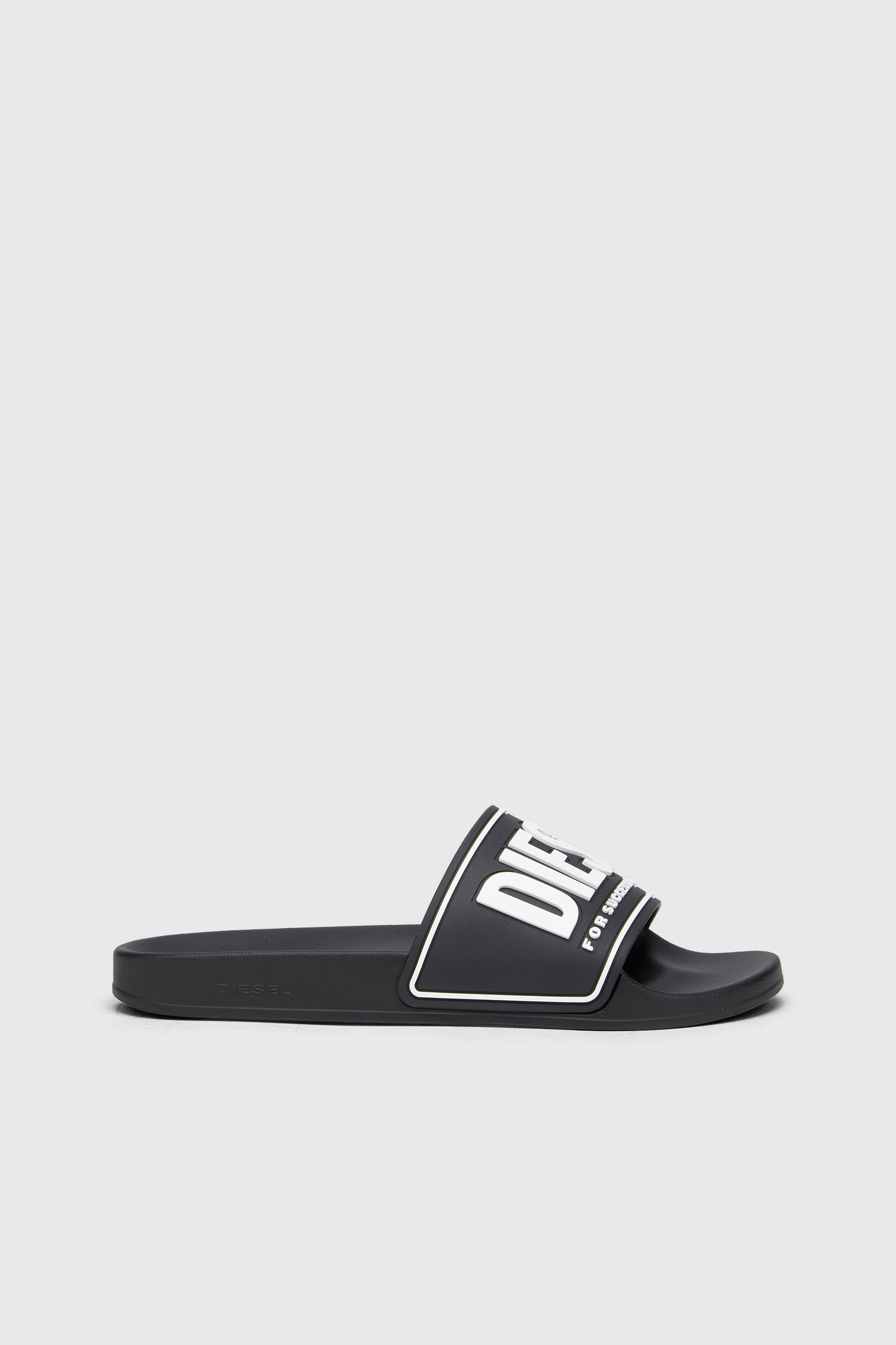 Diesel - SA-MAYEMI CC, Sa-Mayemi-Claquettes de piscine avec logo 3D Homme in Noir - 1