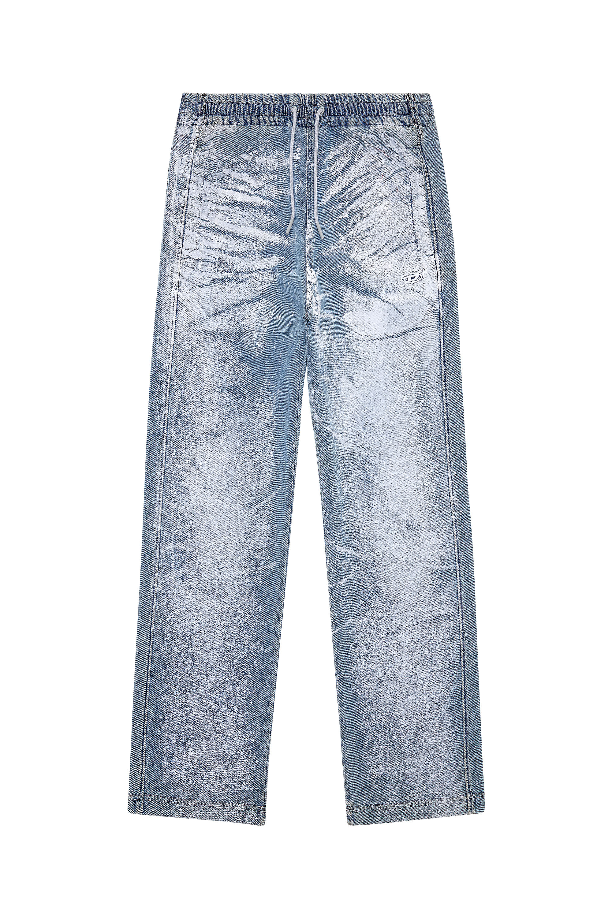Diesel - Straight Jeans D-Martia 068JK, Bleu Clair - Image 6