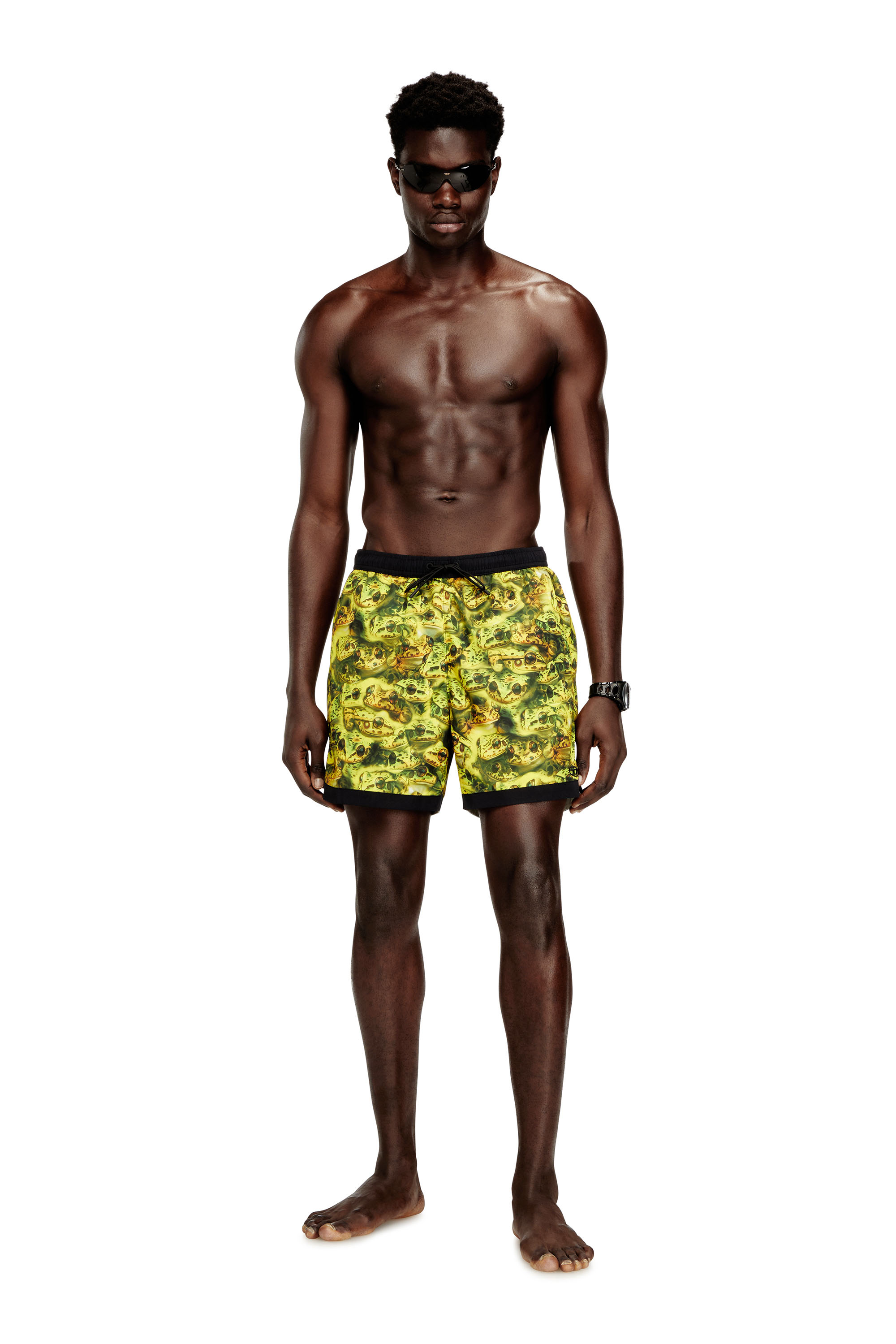 Diesel - SOCCER-41-D-POP-C, Maillot de bain style boxeur avec imprimé intégral. Homme in ToBeDefined - 1