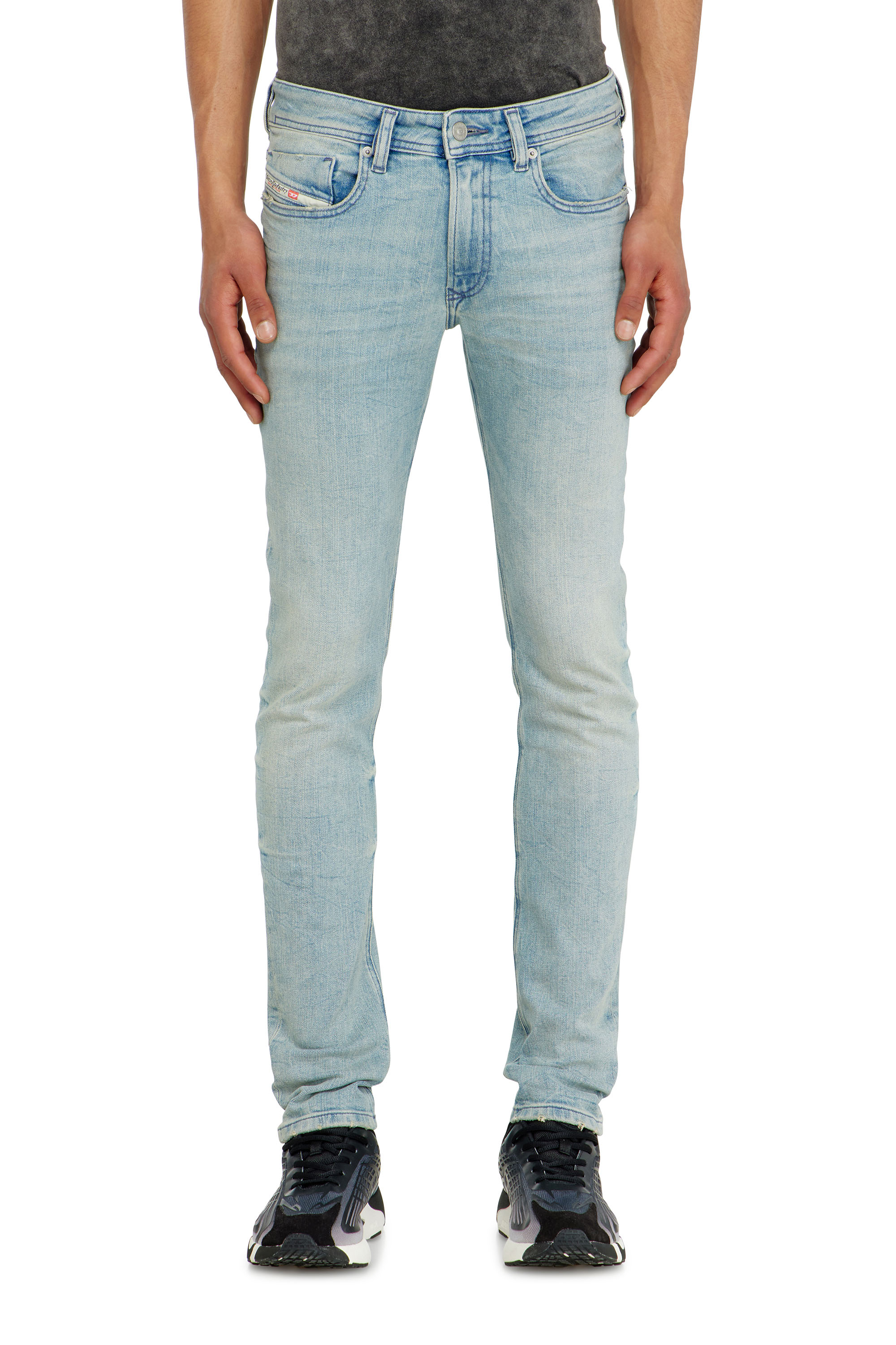 Diesel - Skinny Jeans 1979 Sleenker 0KBBF Homme, Bleu Clair - Image 4