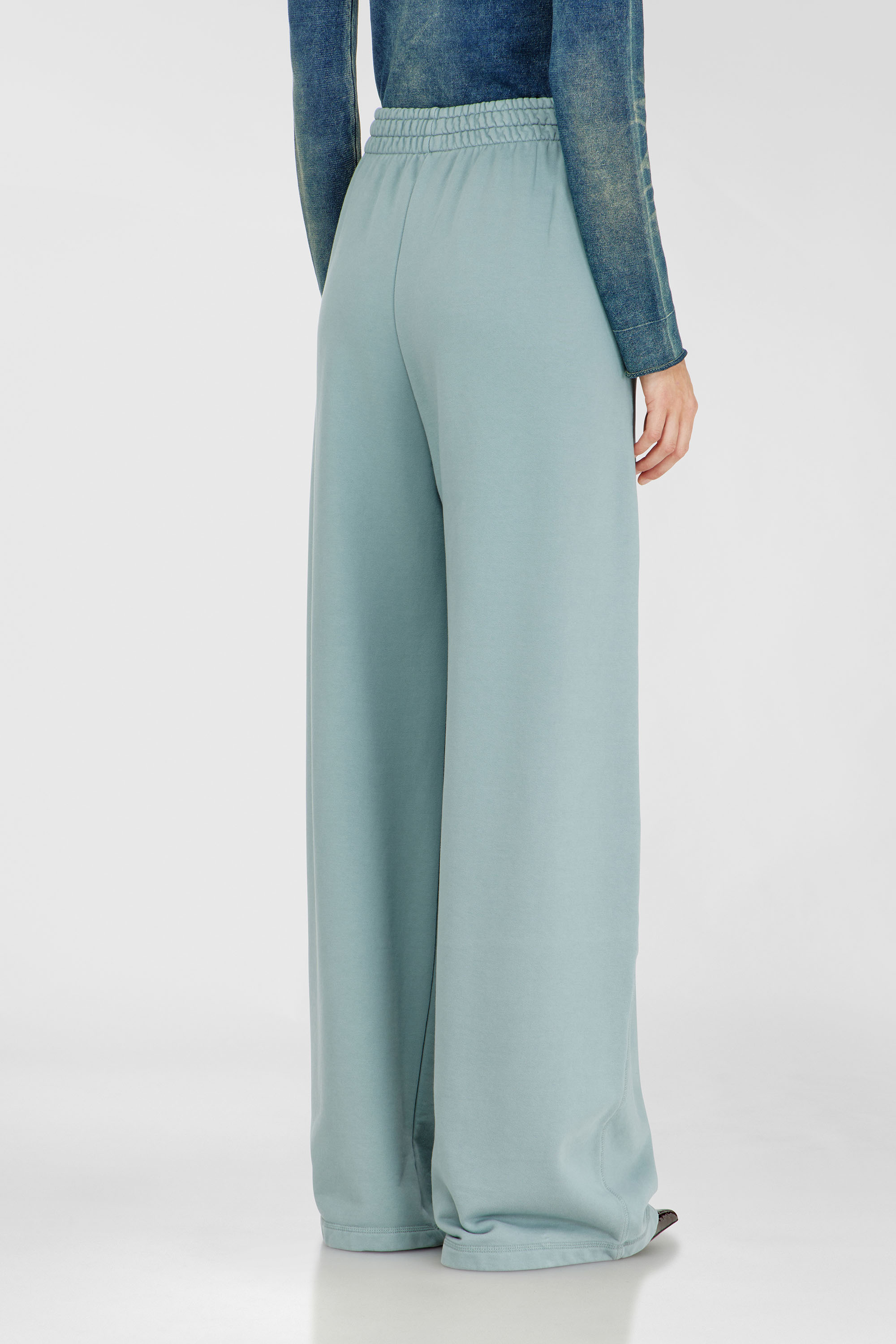 Diesel - P-ZENIA-OD, Pantalon de surv&ecirc;tement ample avec taille &eacute;lastique Femme in Bleu - 4