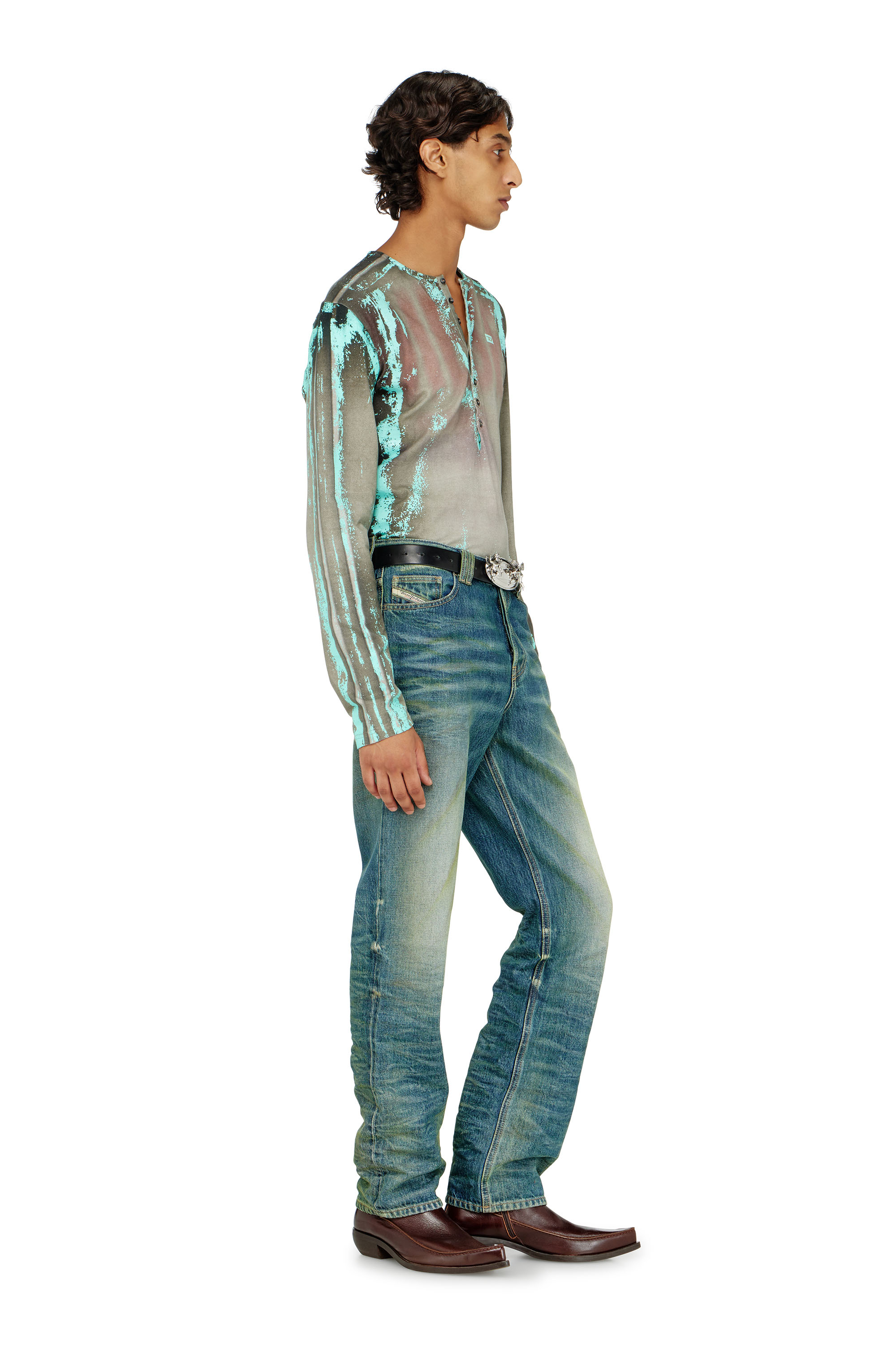 Diesel - Man's Regular Jeans 1991 D-Voeed 007FV, Medium blue - 2