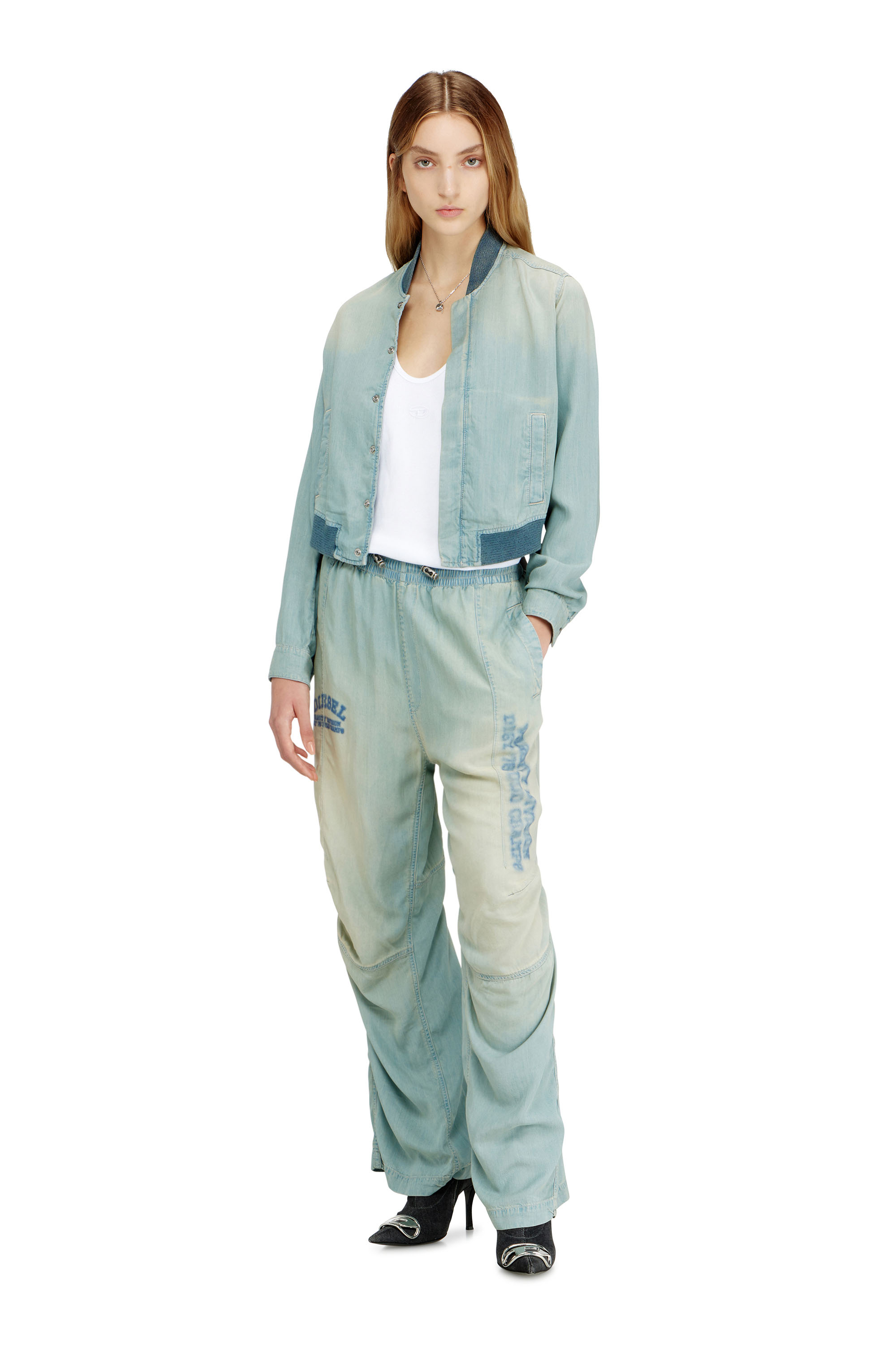 Diesel - Relaxed Jeans D-Pari 0ADCF Mixte, Bleu Clair - Image 1