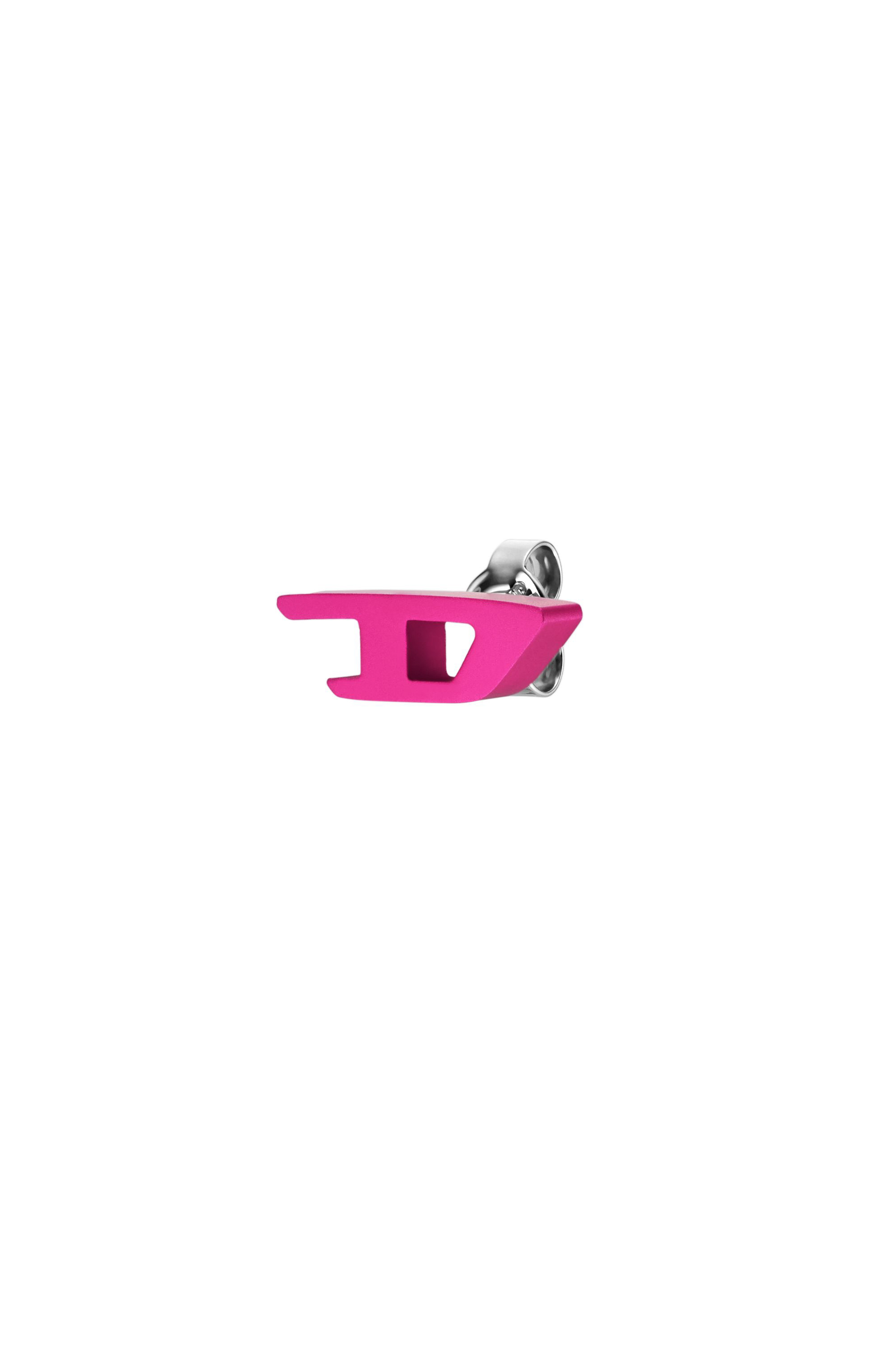Diesel - DX1503, Unisex Pink aluminum stud earring in Pink - Image 1