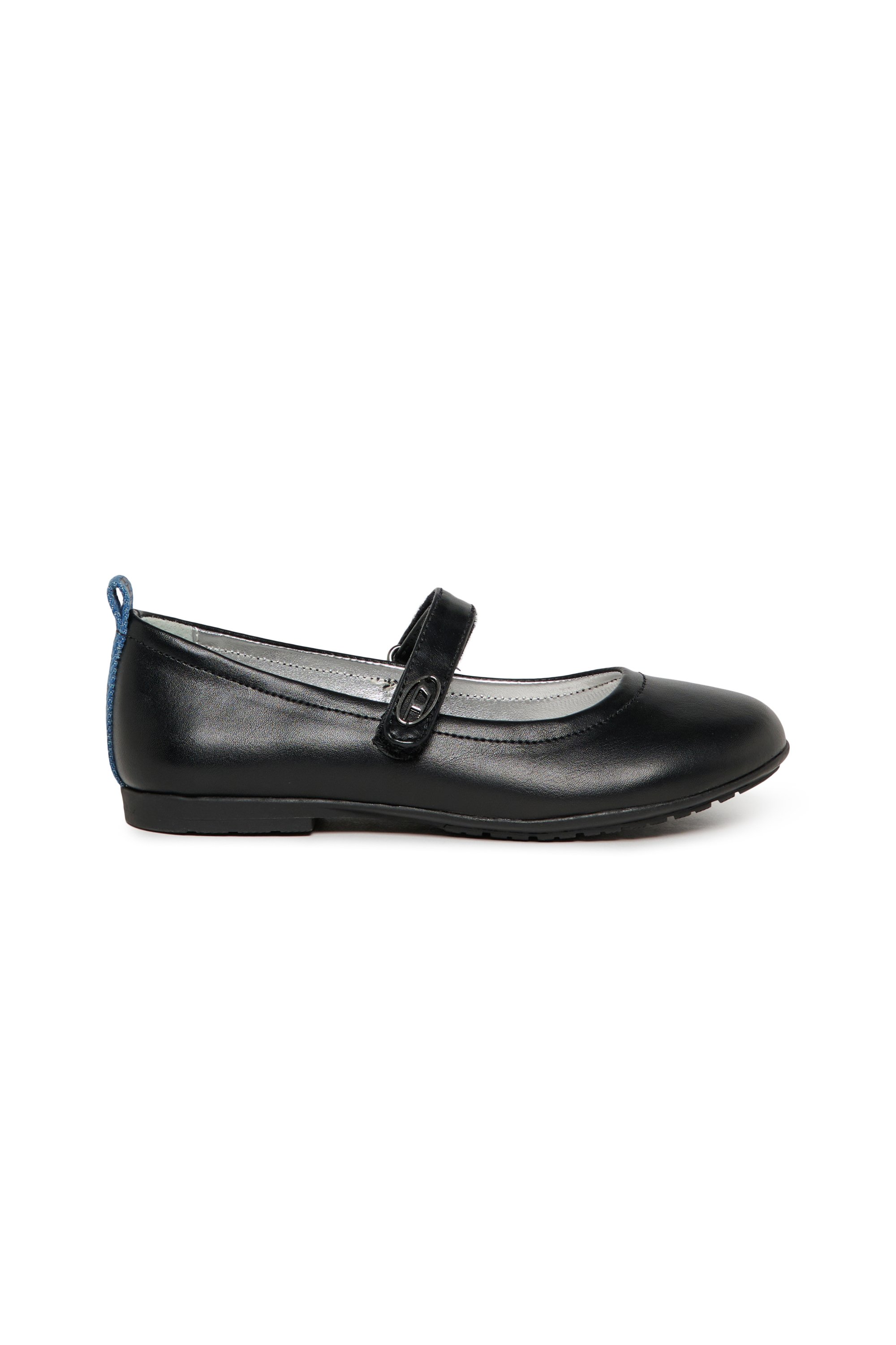 Diesel - D-BALWE, Woman's D-BALWE-Mary Jane flats with contrasting tab in Black - 1