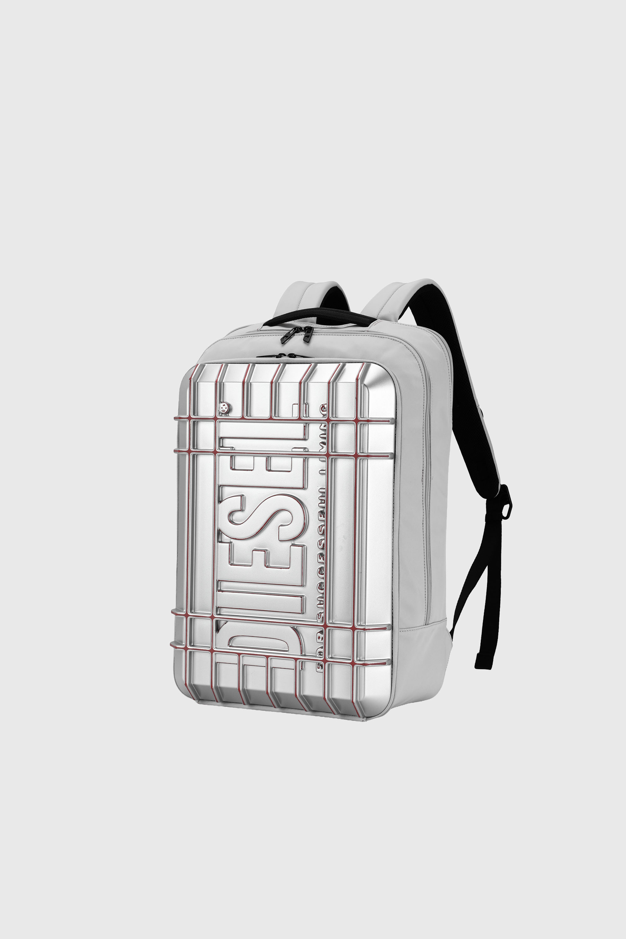 Diesel - DIESEL PC STRONG IMAGE BACKPACK- DSB005, Sac &agrave; dos de voyage robuste Mixte in Gris argent&eacute; - 6