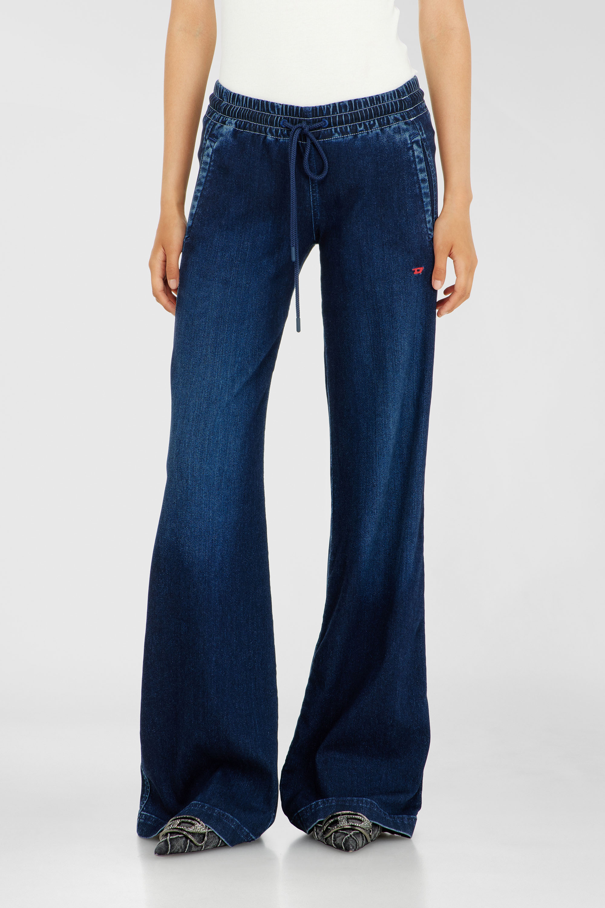 Diesel - Relaxed 2078 D-Ainty Joggjeans&reg; 09P96 Femme, Bleu Fonc&eacute; - Image 2