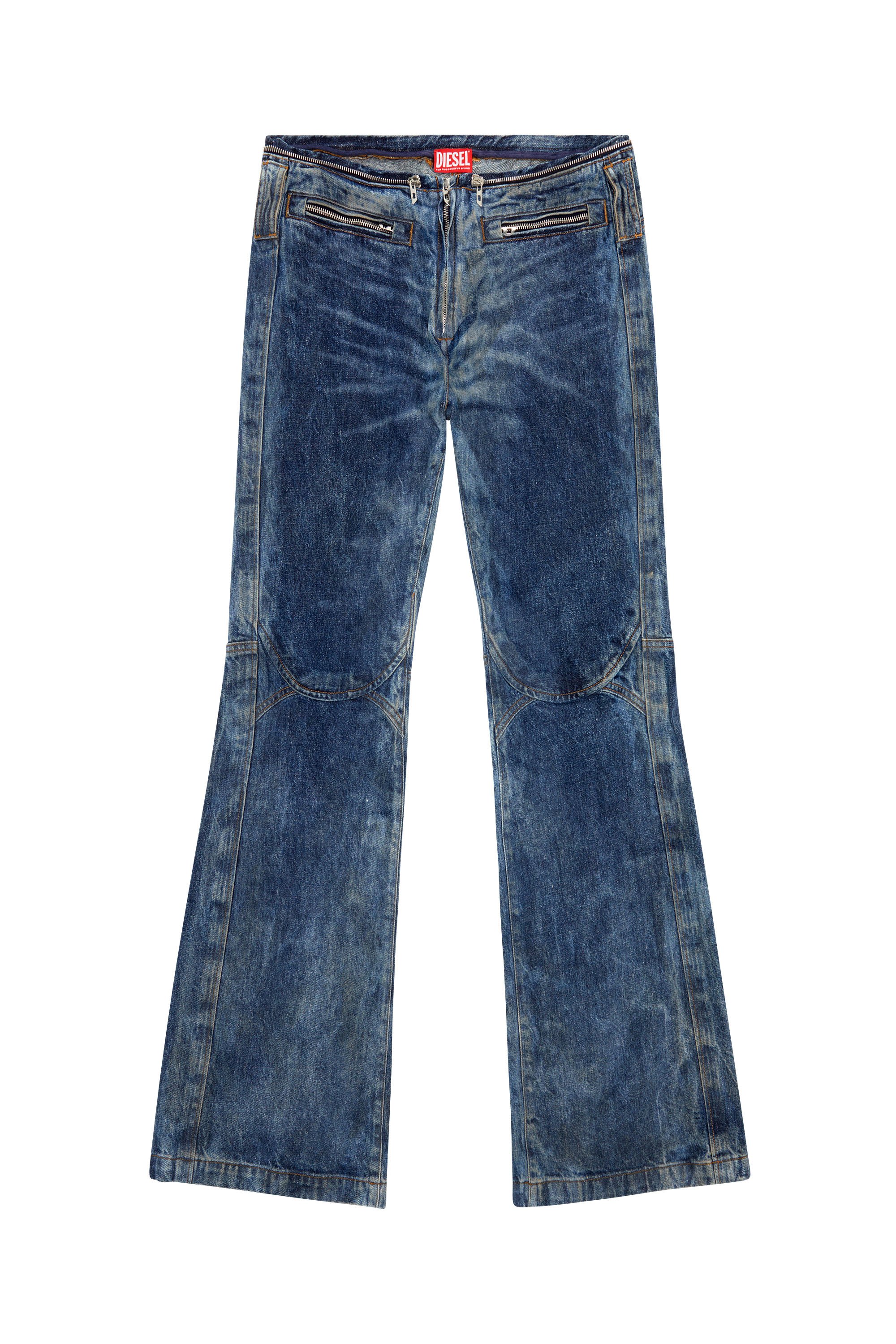 Diesel - Straight Jeans D-Gen 0PGAX, Bleu Foncé - Image 5