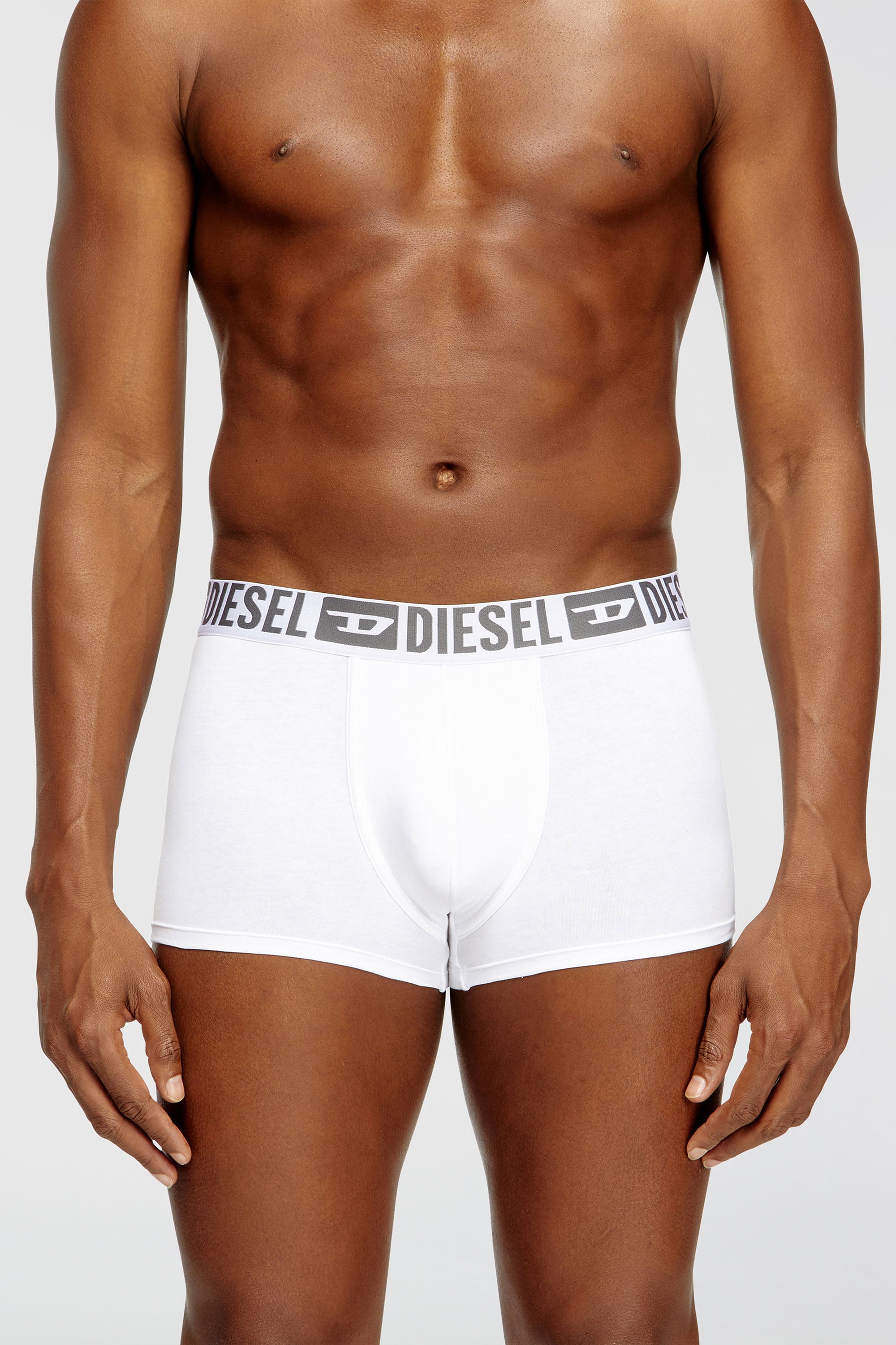Diesel - MIKE-D-CORE-3PACK, Lot de trois boxers en coton stretch avec ceinture ton sur ton Homme in Polychrome - 2