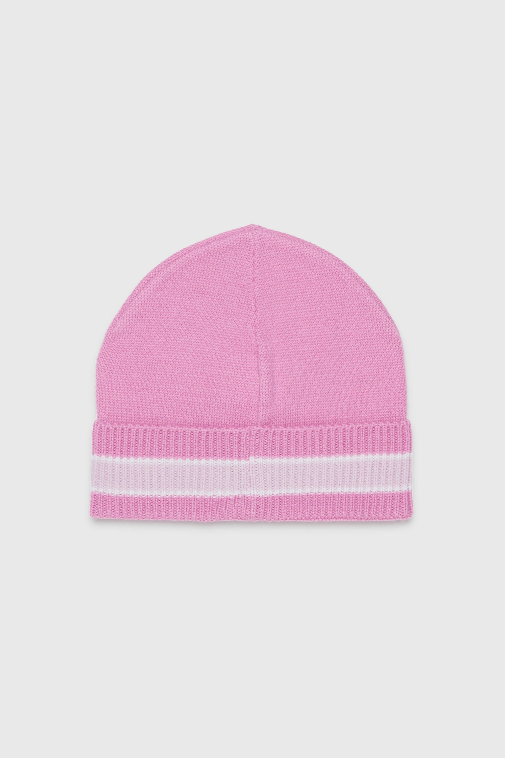 Diesel - FMOB, Bonnet ray&eacute; en m&eacute;lange de laine Mixte in Rose - 2