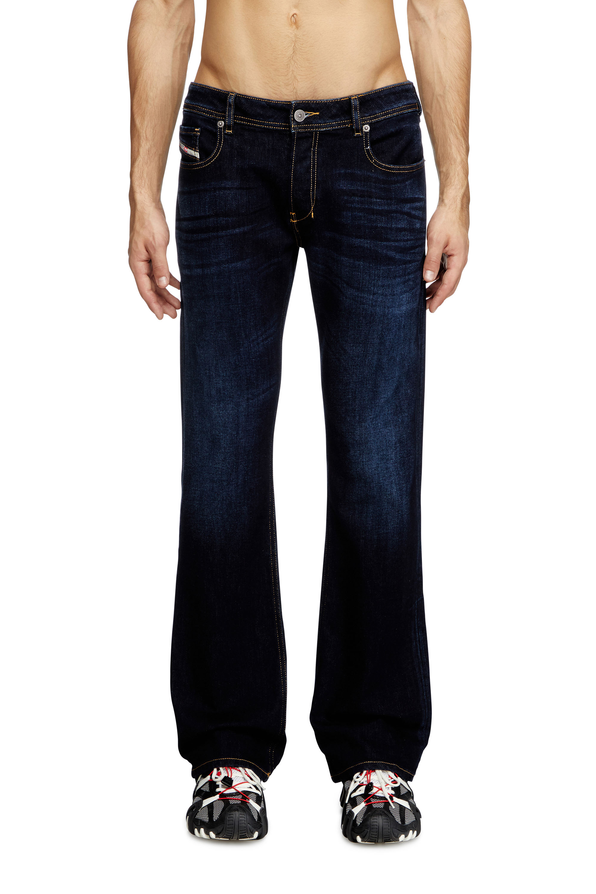 Diesel - Bootcut Jeans 2007 Zatiny 009ZS Homme, Bleu Foncé - Image 1