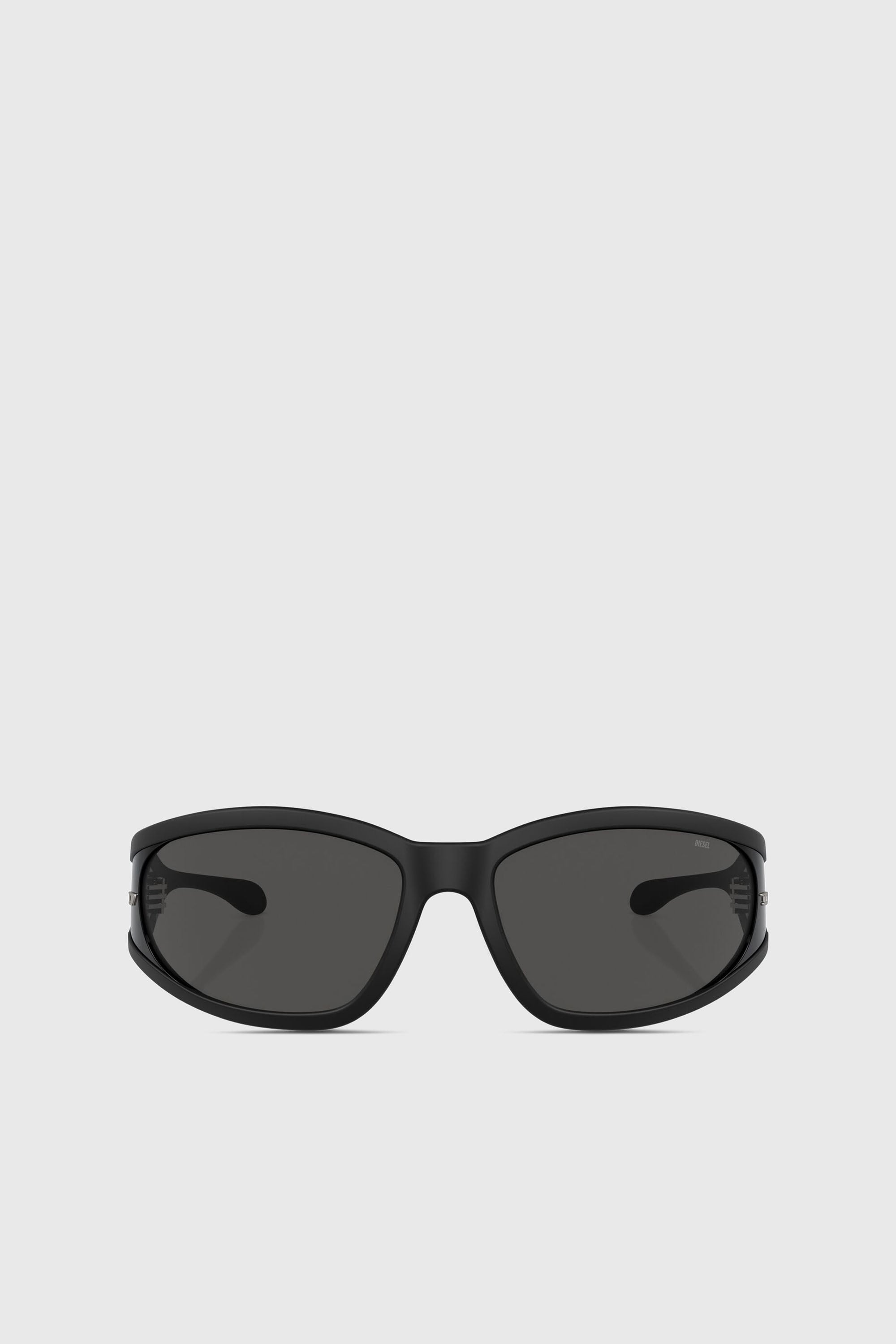 Diesel - 0DL3002, Lunettes de soleil rectangulaires en ac&eacute;tate Mixte in Noir - 1