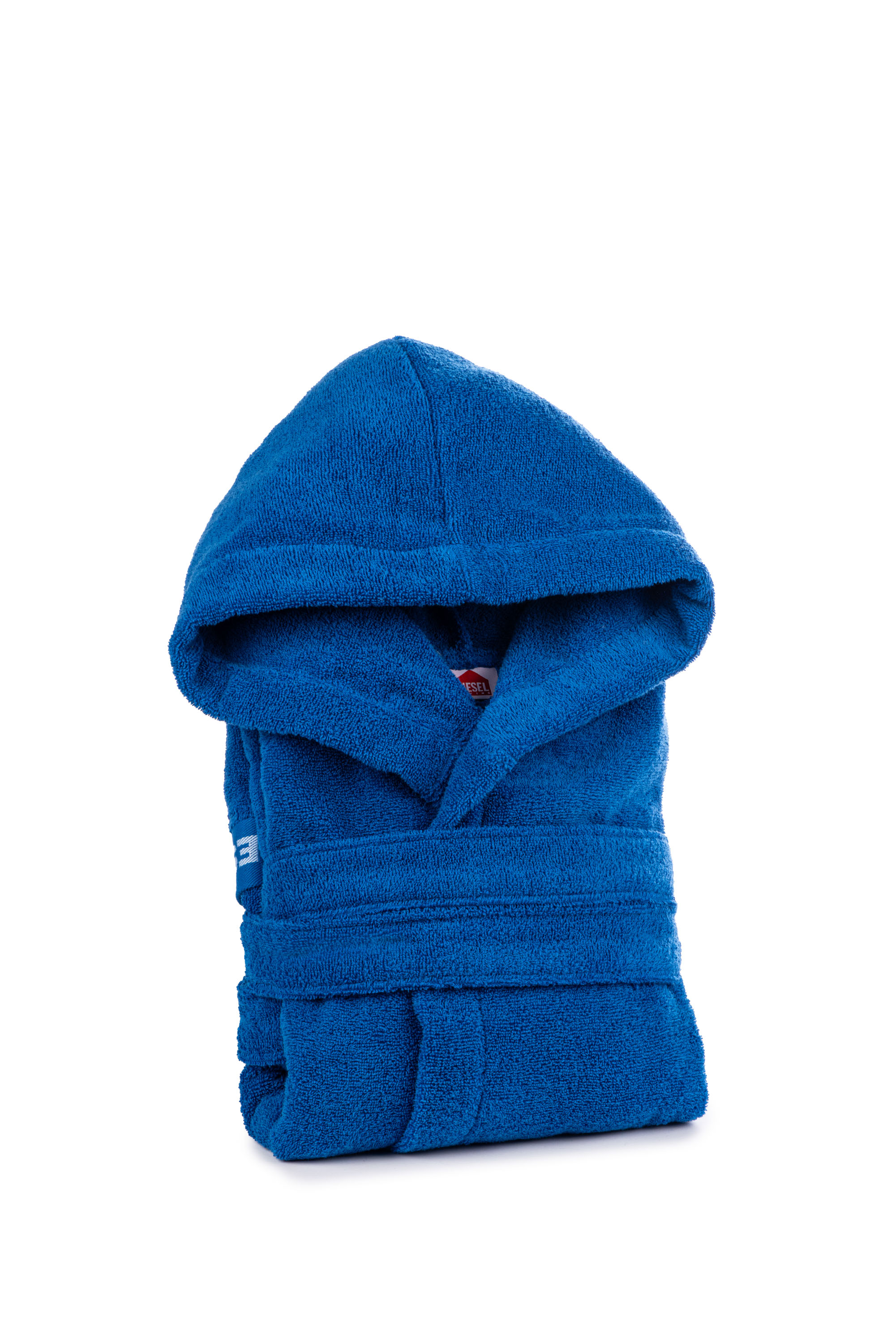 Diesel - 1015102 LOGO-COTTON BATHROBE SIZE S BLUE, Peignoir en Éponge de Coton, taille S Mixte in Bleu - 1