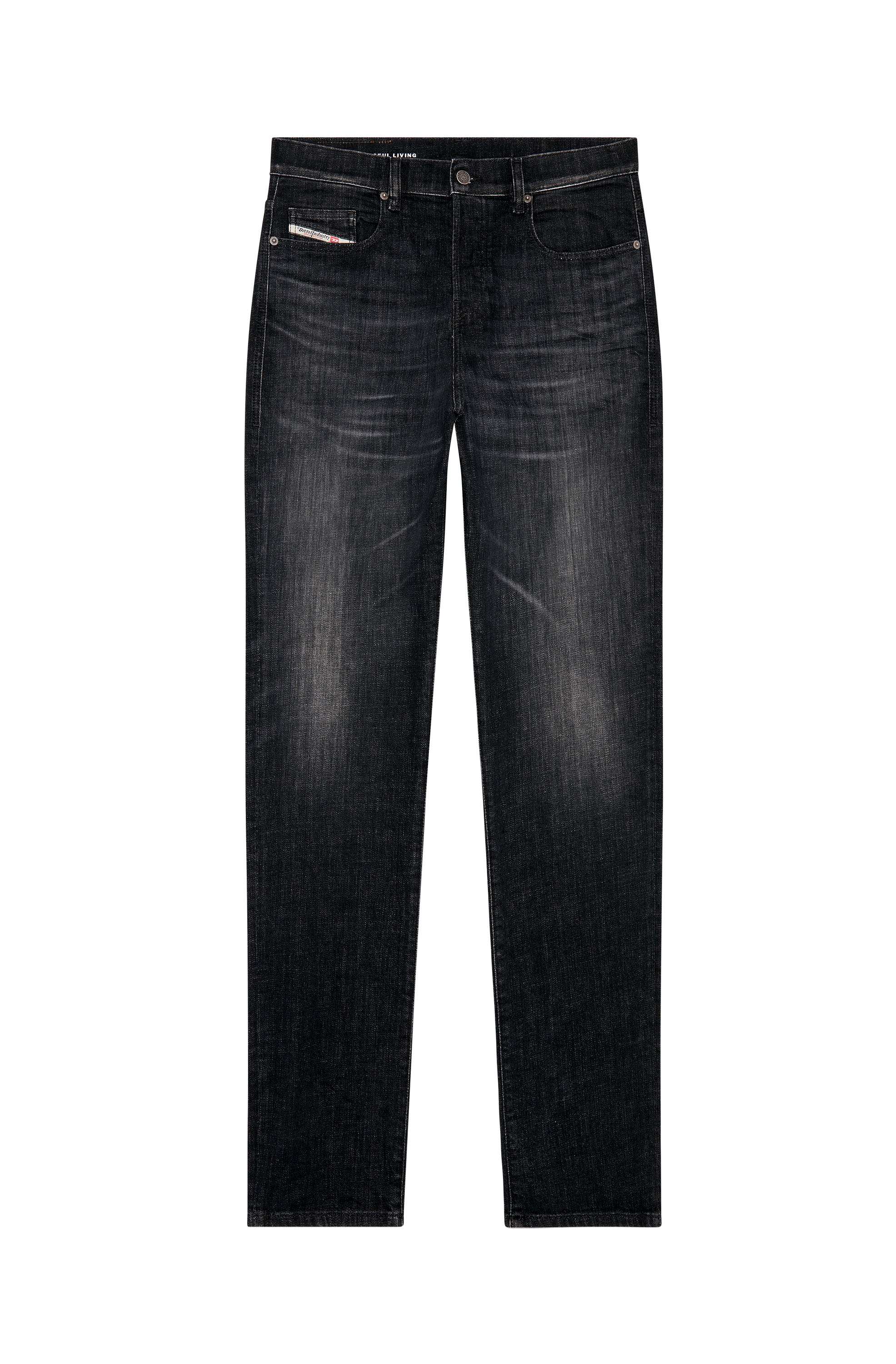 Diesel - Straight Jeans 2020 D-Viker 09H34, Noir/Gris foncé - Image 5