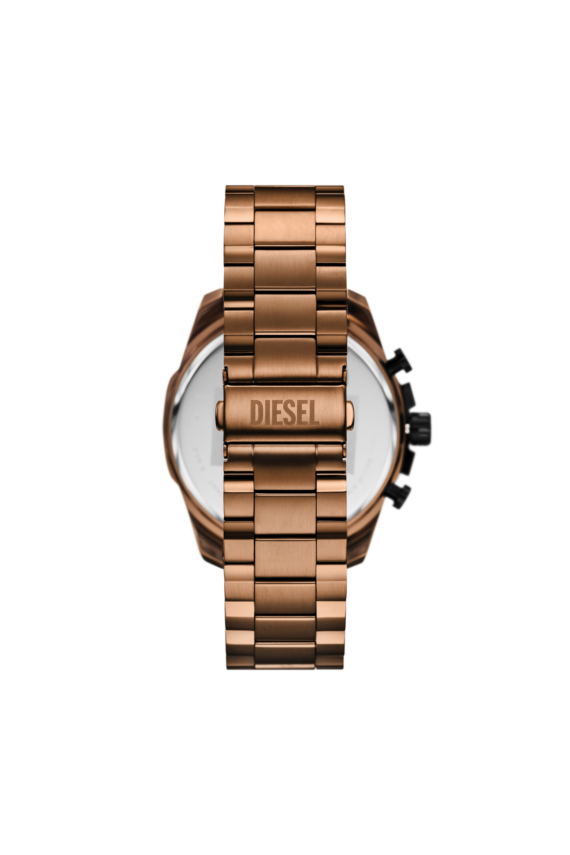 Diesel - DZ4697 WATCH, Montre Mega Chief slim en acier inoxydable  marron Homme in Marron - 2