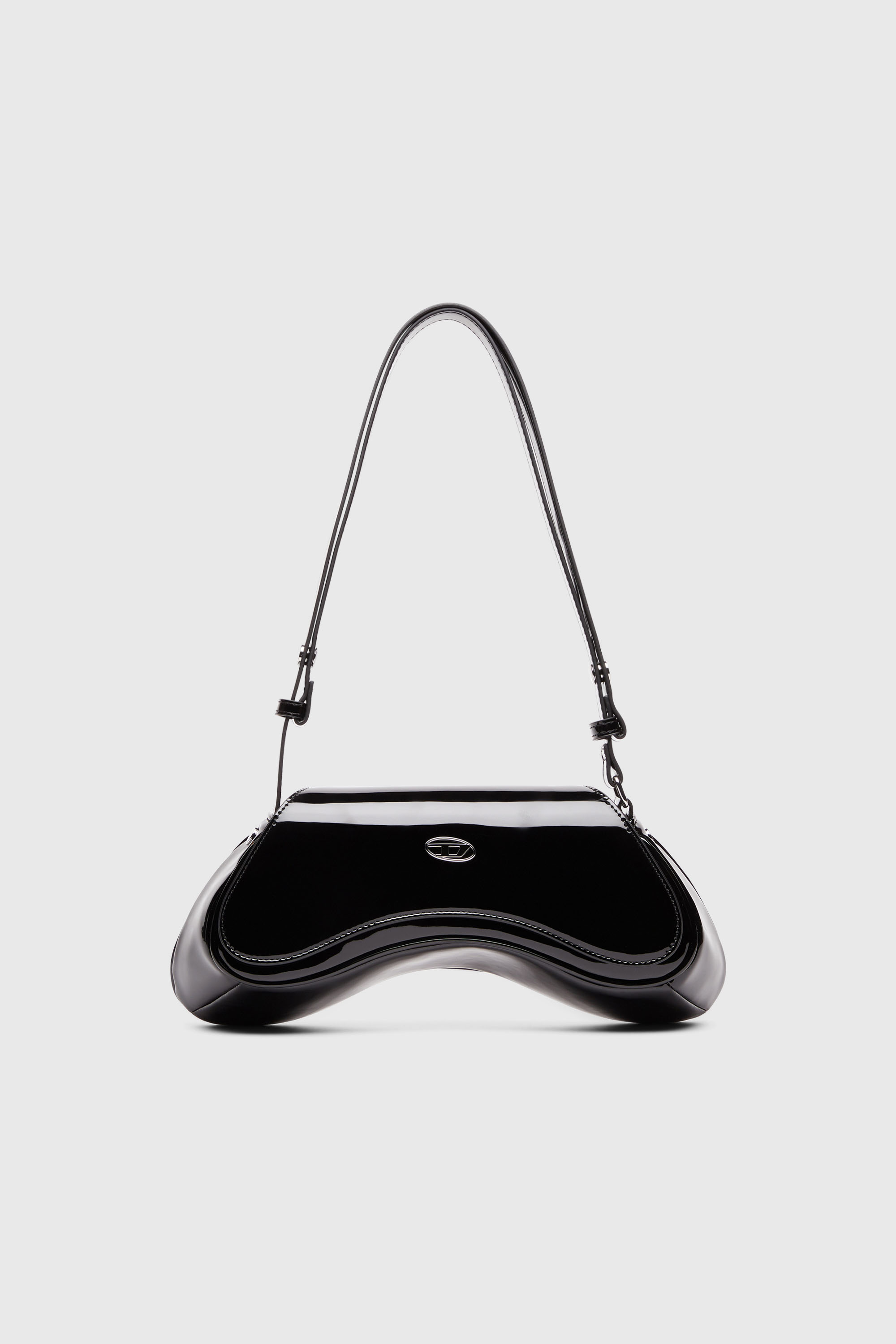 Diesel - PLAY CROSSBODY, Play-Sac &agrave; bandouli&egrave;re glossy Femme in Noir - 1