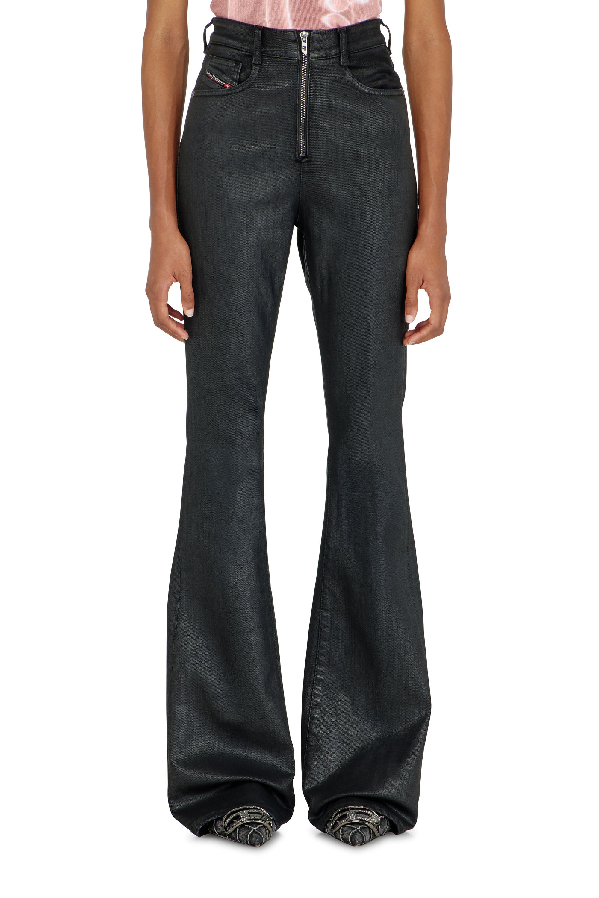 Diesel - Bootcut Jeans 1973 D-Partt 09P78 Femme, Noir/Gris fonc&eacute; - Image 2