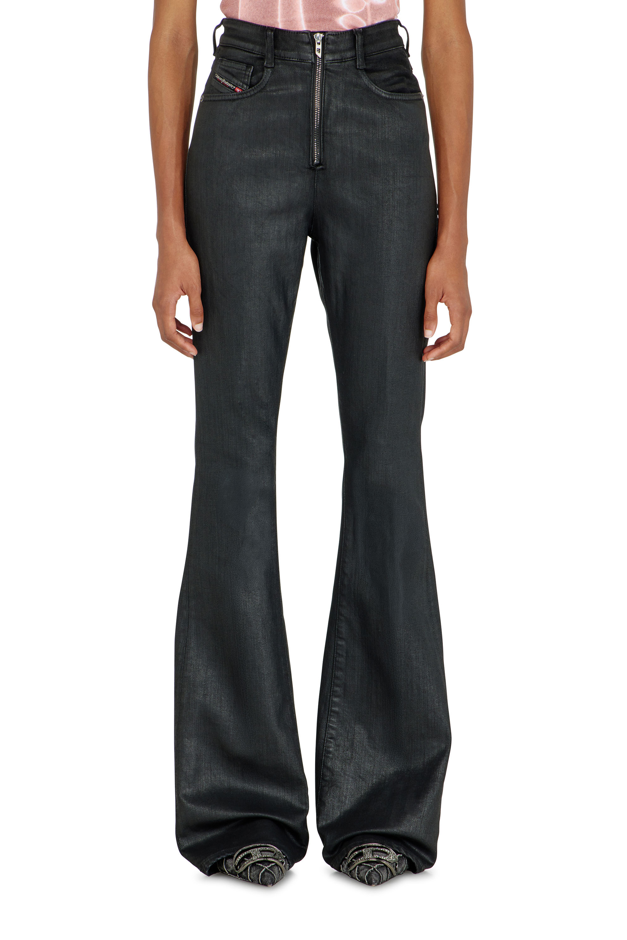 Diesel - Bootcut Jeans 1973 D-Partt 09P78 Femme, Noir/Gris fonc&eacute; - Image 4