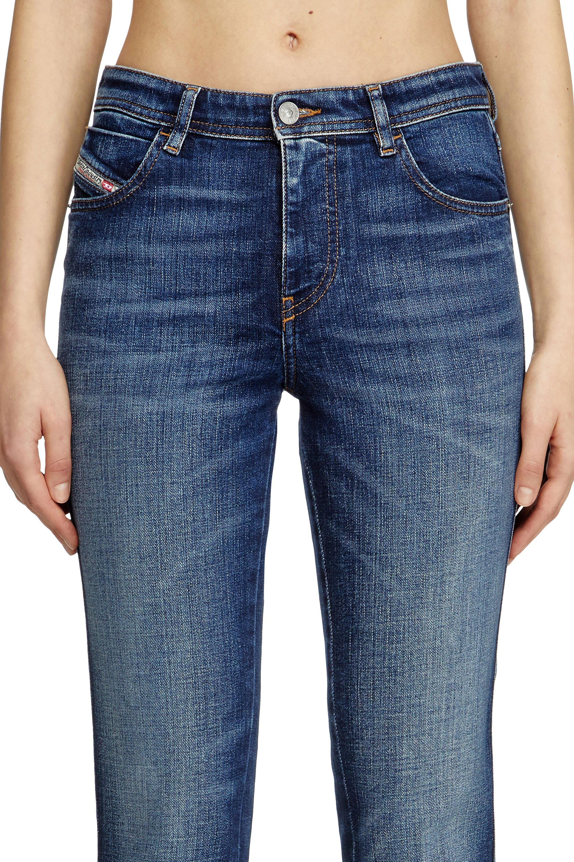 Diesel - Skinny Jeans 2015 Babhila 09L03 Femme, Bleu moyen - Image 5