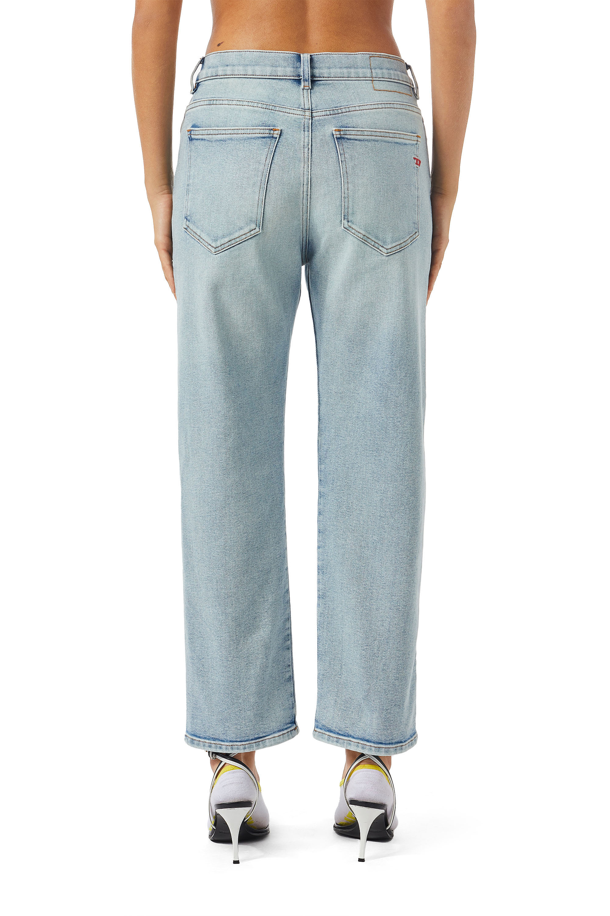 Diesel - Boyfriend Jeans 2016 D-Air 09C08 Femme, Bleu Clair - Image 4