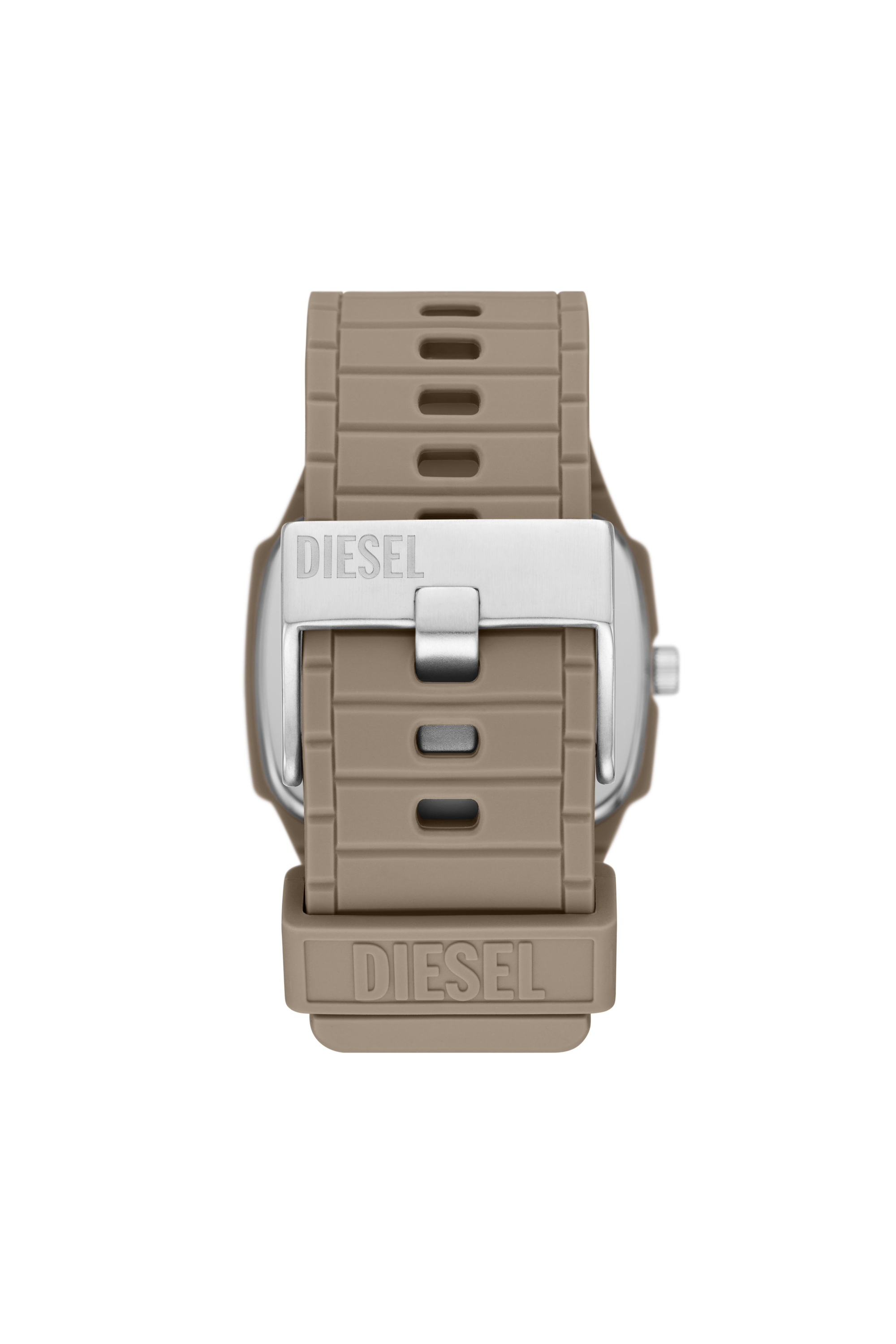 Diesel - DZ2167, Homme Montre Cliffhanger 2.0 en silicone beige in Beige - Image 2